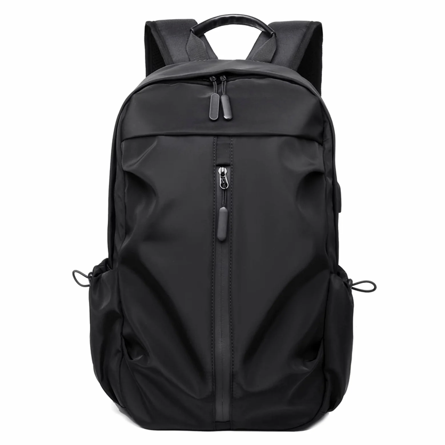 FANDARE Zaino Universitario 45x30x15 cm Poliestere Impermeabile, Zaino da Viaggio con USB e Aggancio al Trolley per Uomo Donna, Capiente Zaino Sportivo per Scuola, Palestra, Ufficio