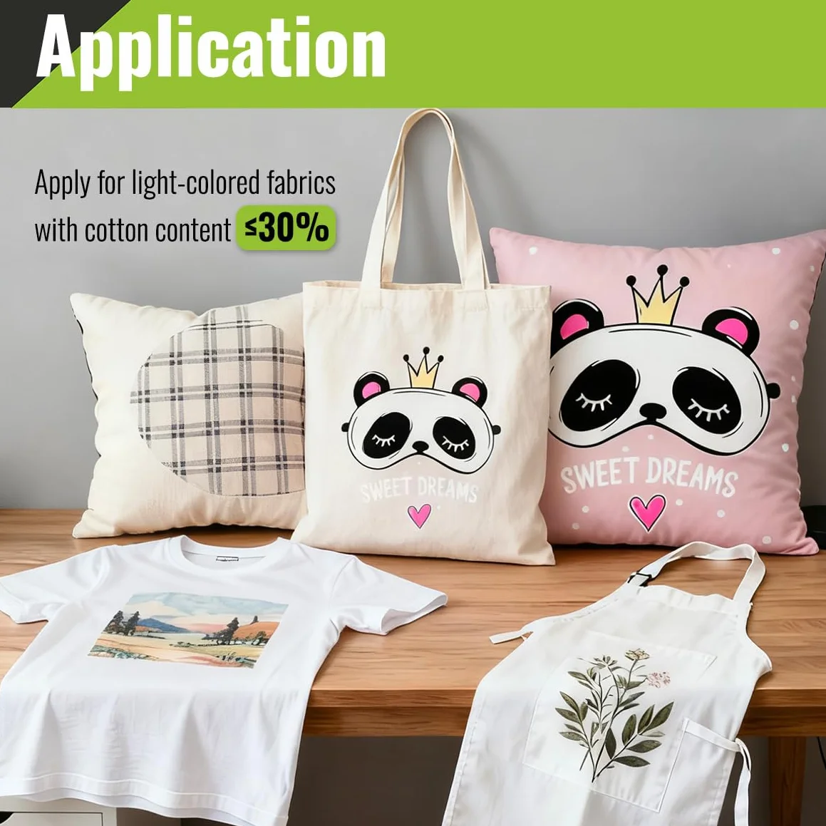 Kamo Carta per sublimazione A4, 210 x 297 mm, 100 fogli, 120 g/m², per cotone, T-shirt, tazze e vetro, compatibile con stampanti per sublimazione EPSON, SAWGRASS, RICOH, BROTHER