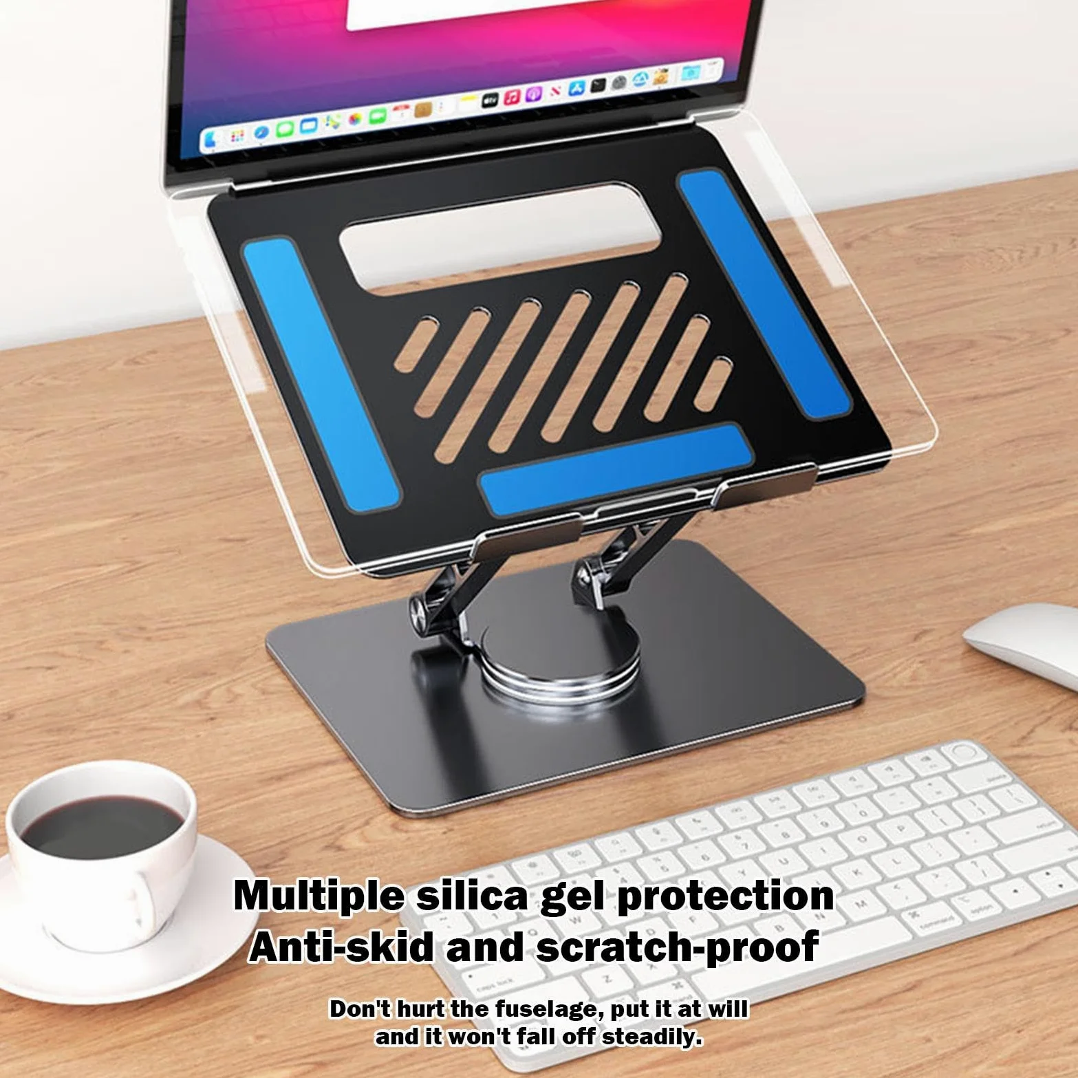 Supporto per laptop regolabile per supporto per laptop da scrivania | supporto da scrivania per laptop, supporto per computer | Supporto per laptop j