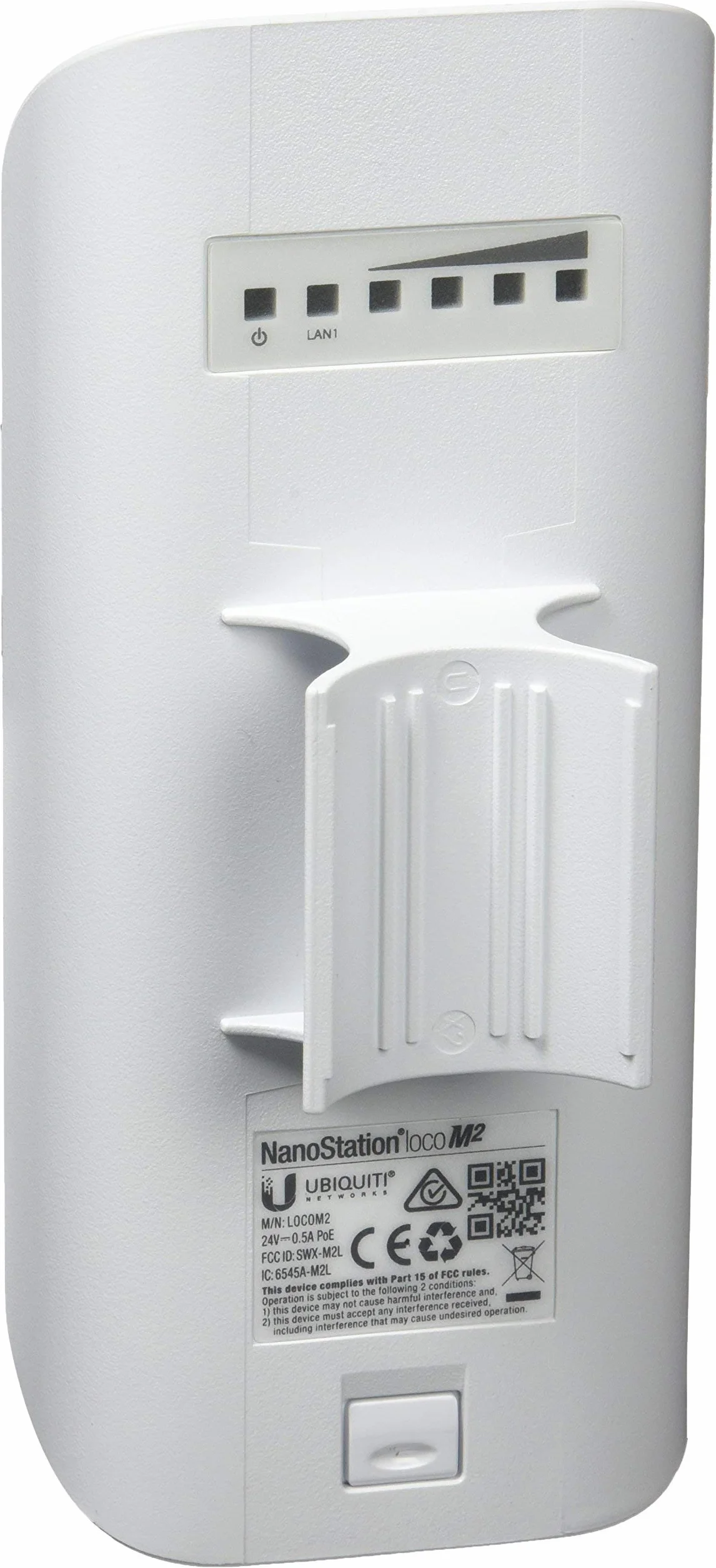 Ubiquiti Networks NanoStation Loco M2 - WLAN access points (5 - 95%, -30 - 75 °C, IEEE 802.3, IEEE 802.3u, White, Plastic, Atheros MIPS 24KC 400 MHz)