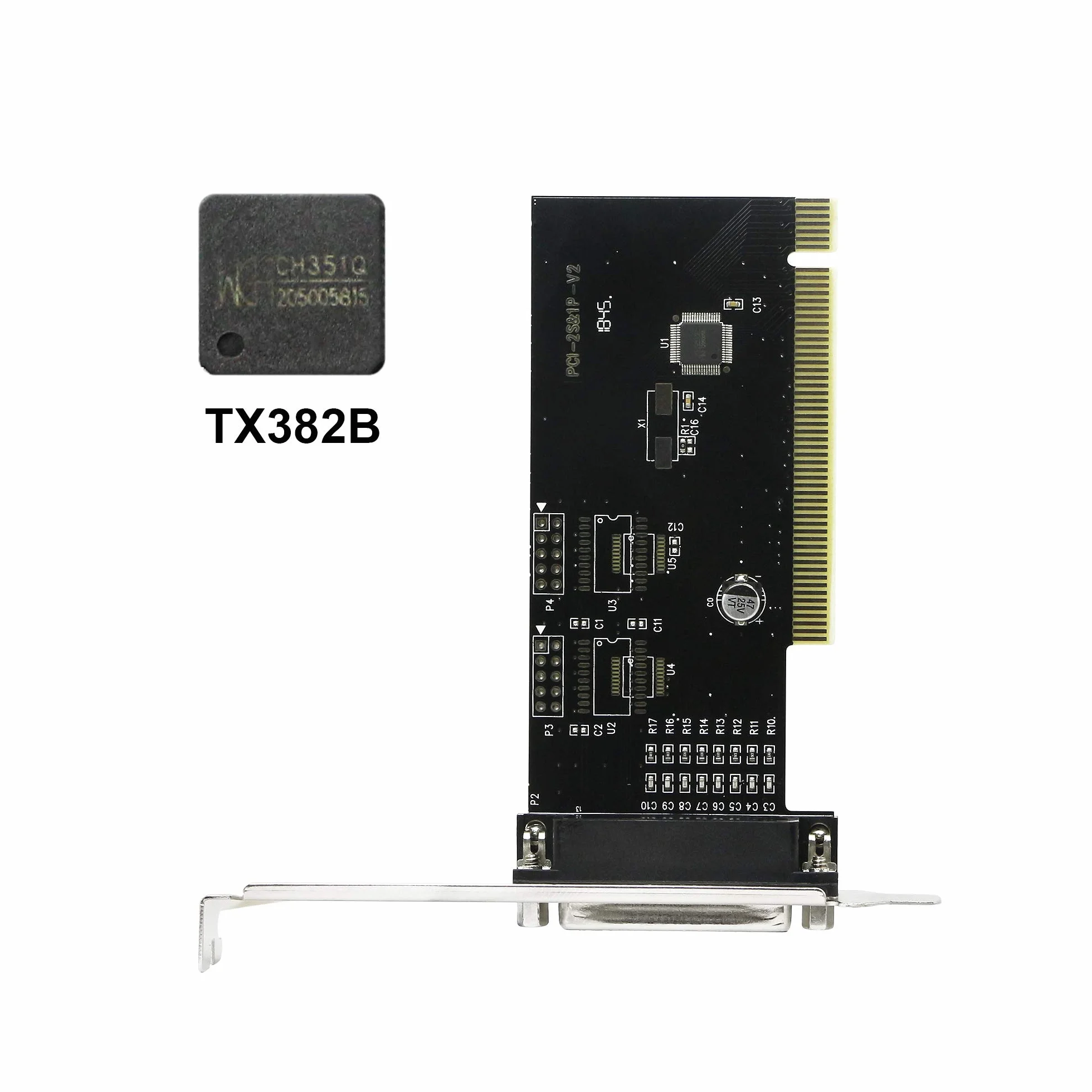CERRXIAN Scheda PCI Parallela a 1 Porta - Adattatore DB25 LPT per Porta Stampante