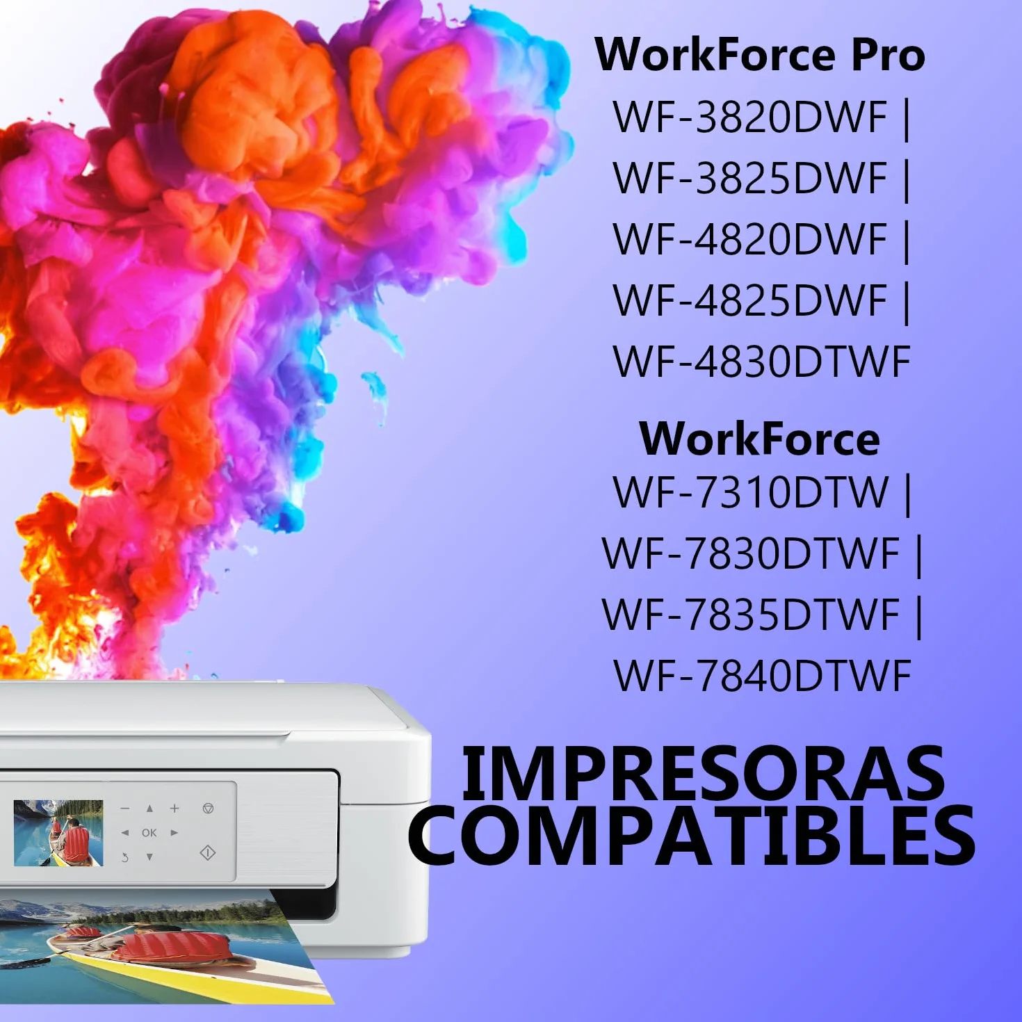 405XL Cartucce d'inchiostro compatibili con Epson 405XL 405XL per Epson Workforce Pro WF-3820DWF WF-3825DWF WF-4820DWF WF-4825DWF WF-4830DTWF WF-7310DTW WF-7830DTWF WF-7835 WF-7840DTW