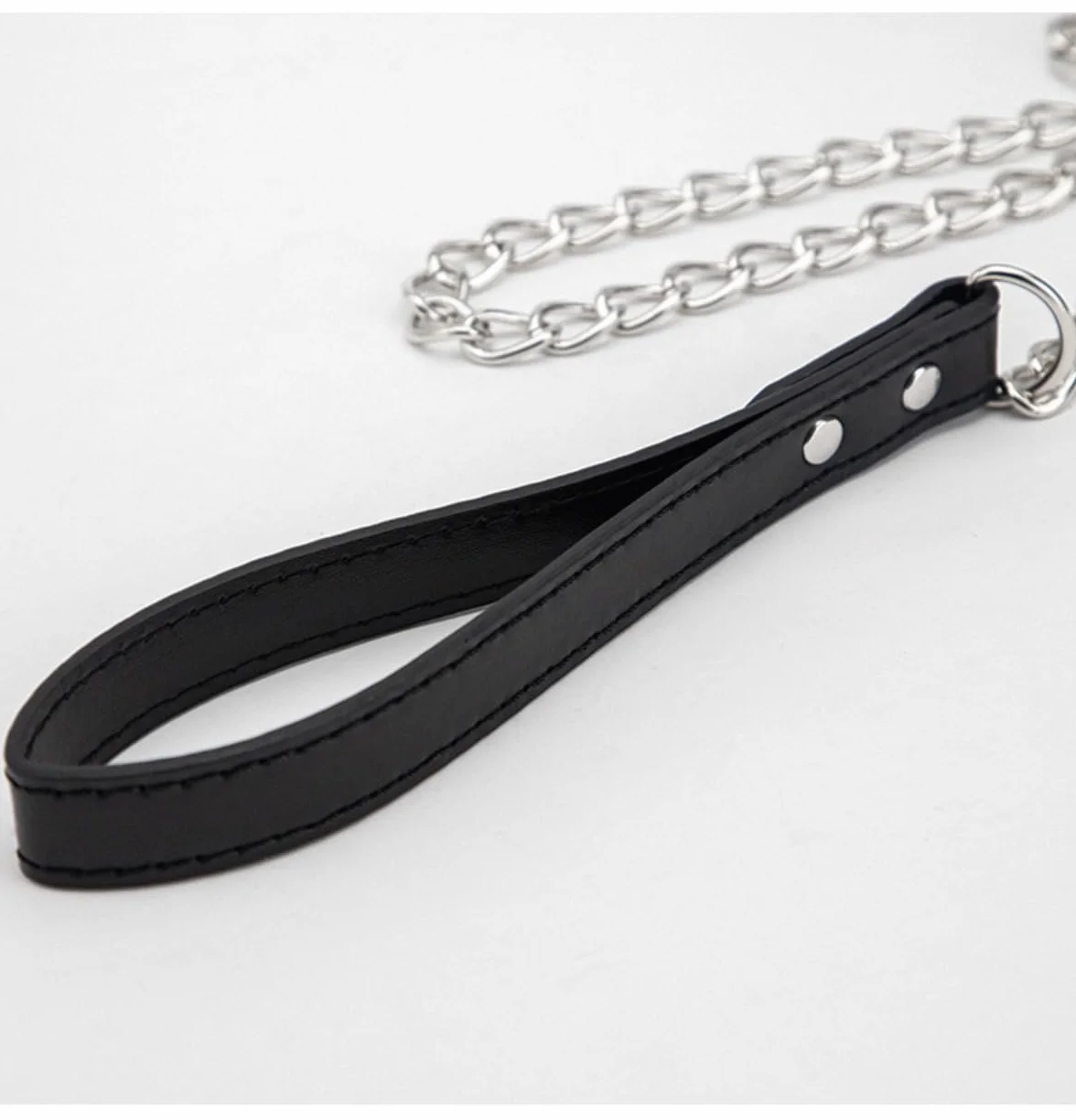 Sex toy La Bellezza Incontra L'eleganza Colletto Circolare Frusta in Pelle Rosa