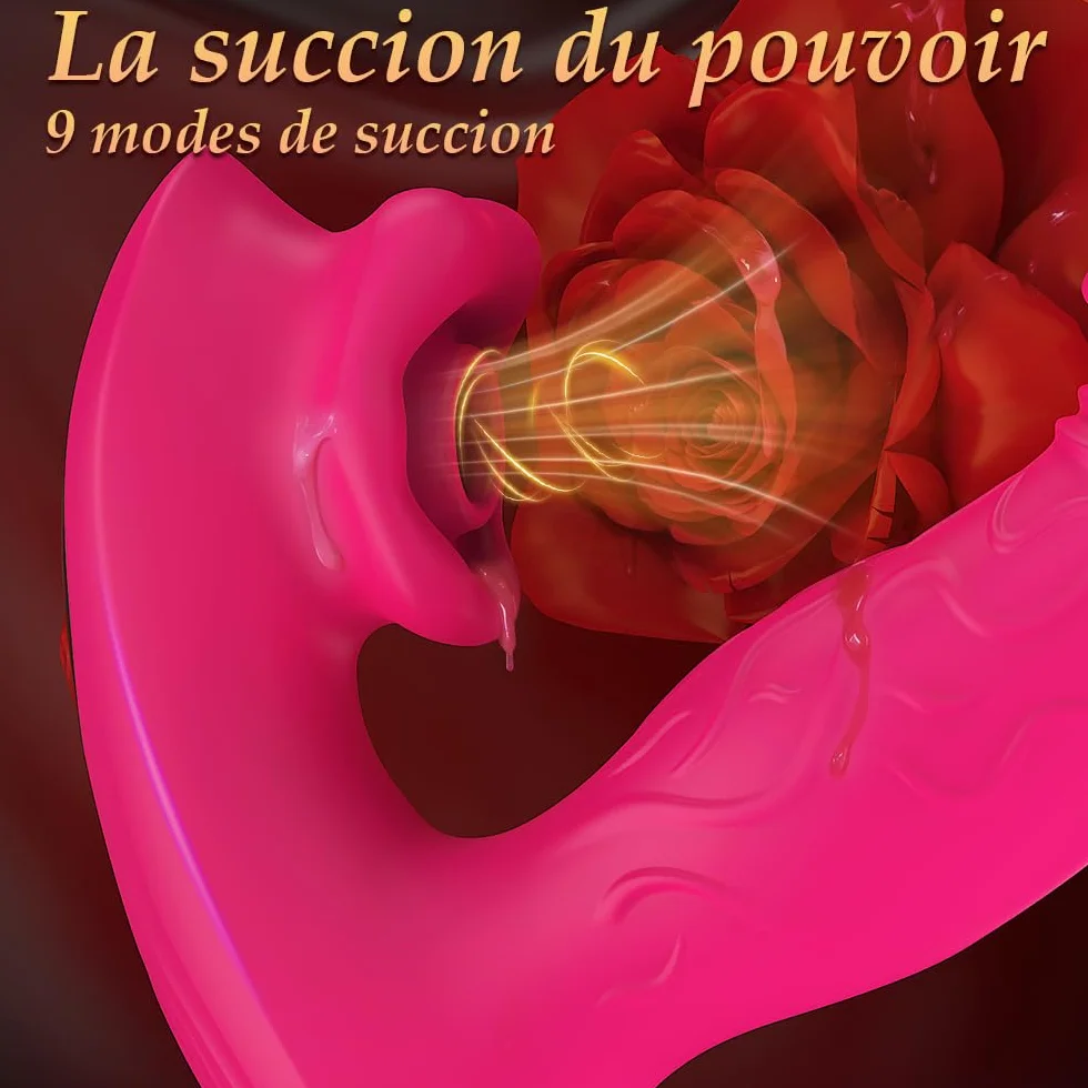 Vibratore Clitoride Donna Professionale Wireless con Telecomando App 9 Modalità