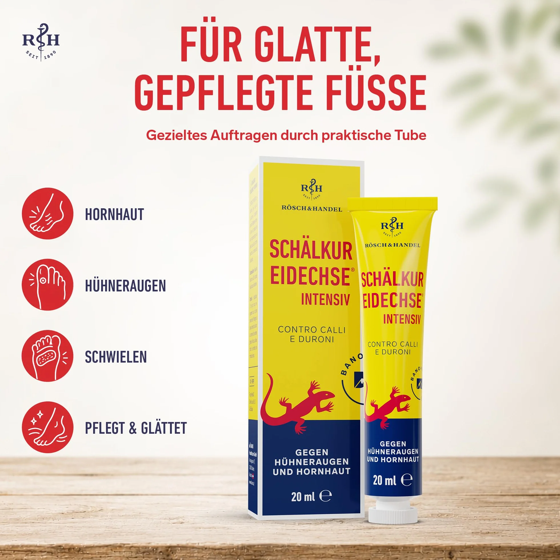Rösch und Handel Schälkur Eidechse intensiv 40% acido salicilico cura esfoliante