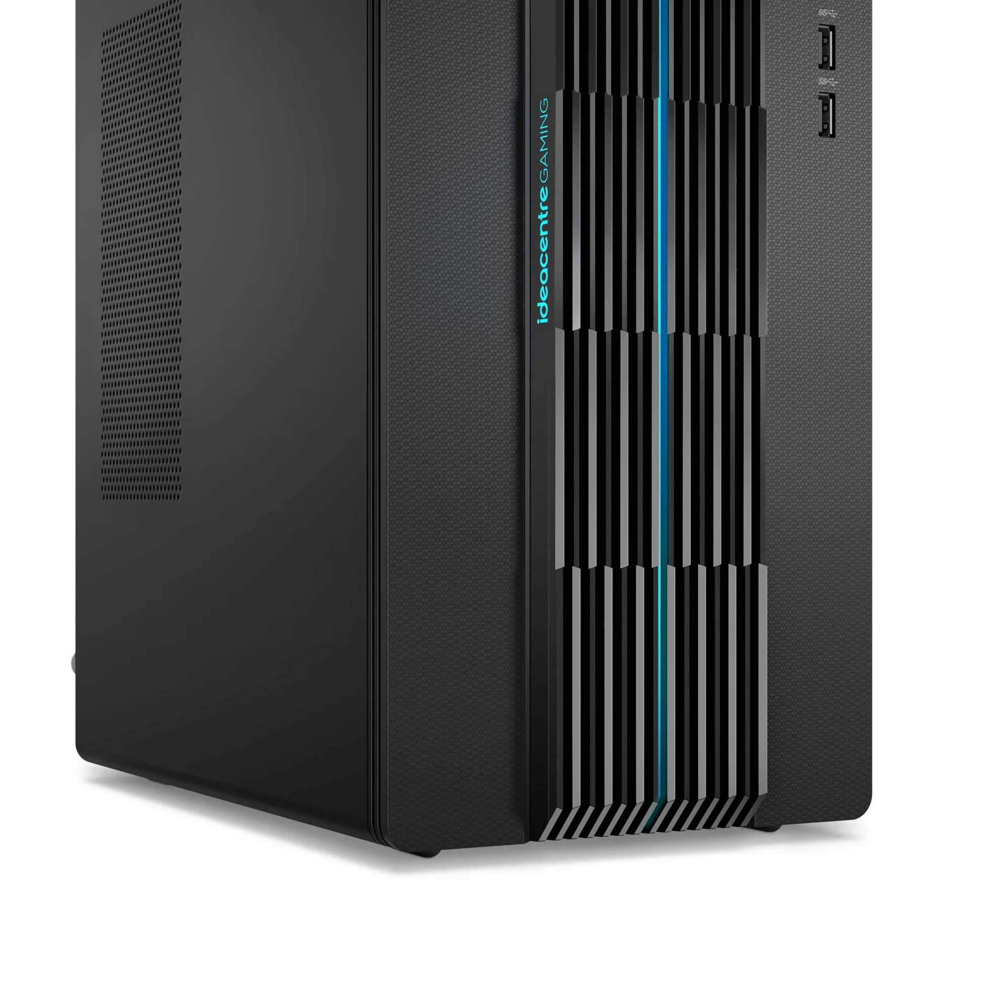 Lenovo Ideacentre Gaming 5 17ACN7 - Computer desktop (AMD Ryzen 5 5600G, 8 GB RAM, 512 GB SSD, NVIDIA GeForce RTX 3050-12 GB, Windows 11 Home) Tastiera AZERTY (Francese) e Mouse USB, colore: Nero