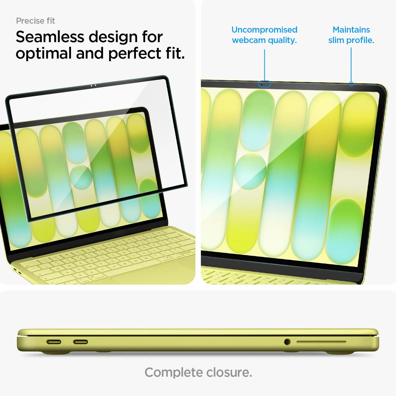 Spigen Glas.tR Slim Vetro Temperato Compatibile con MacBook Neo 13 Pollici, Copertura Totale, 9H Protezione Schermo