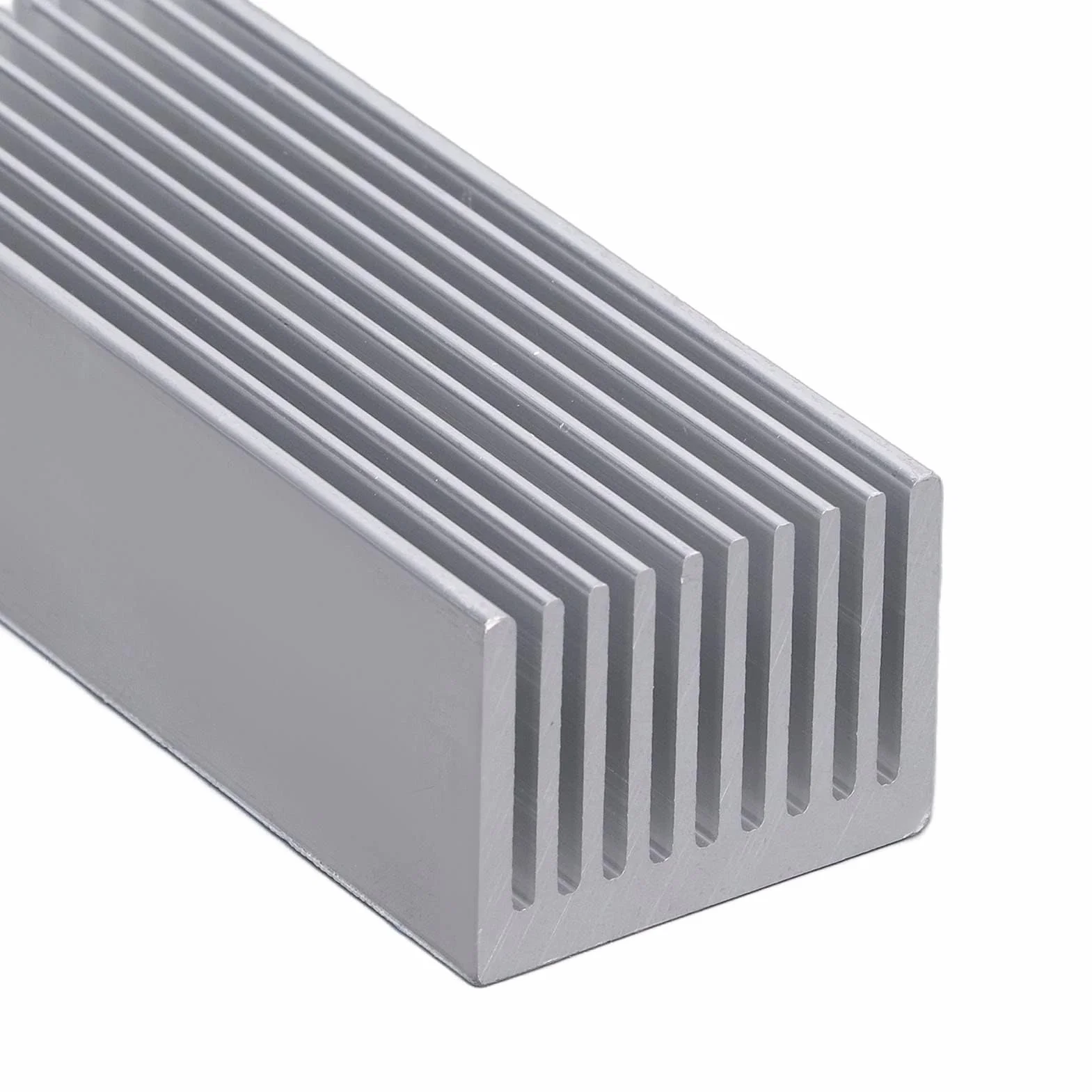 Radiatore di Raffreddamento a Dissipazione di Calore in Alluminio 2 Pezzi per Scheda di Alimentazione della CPU 100x40x30mm(With thermal conductive adhesive)