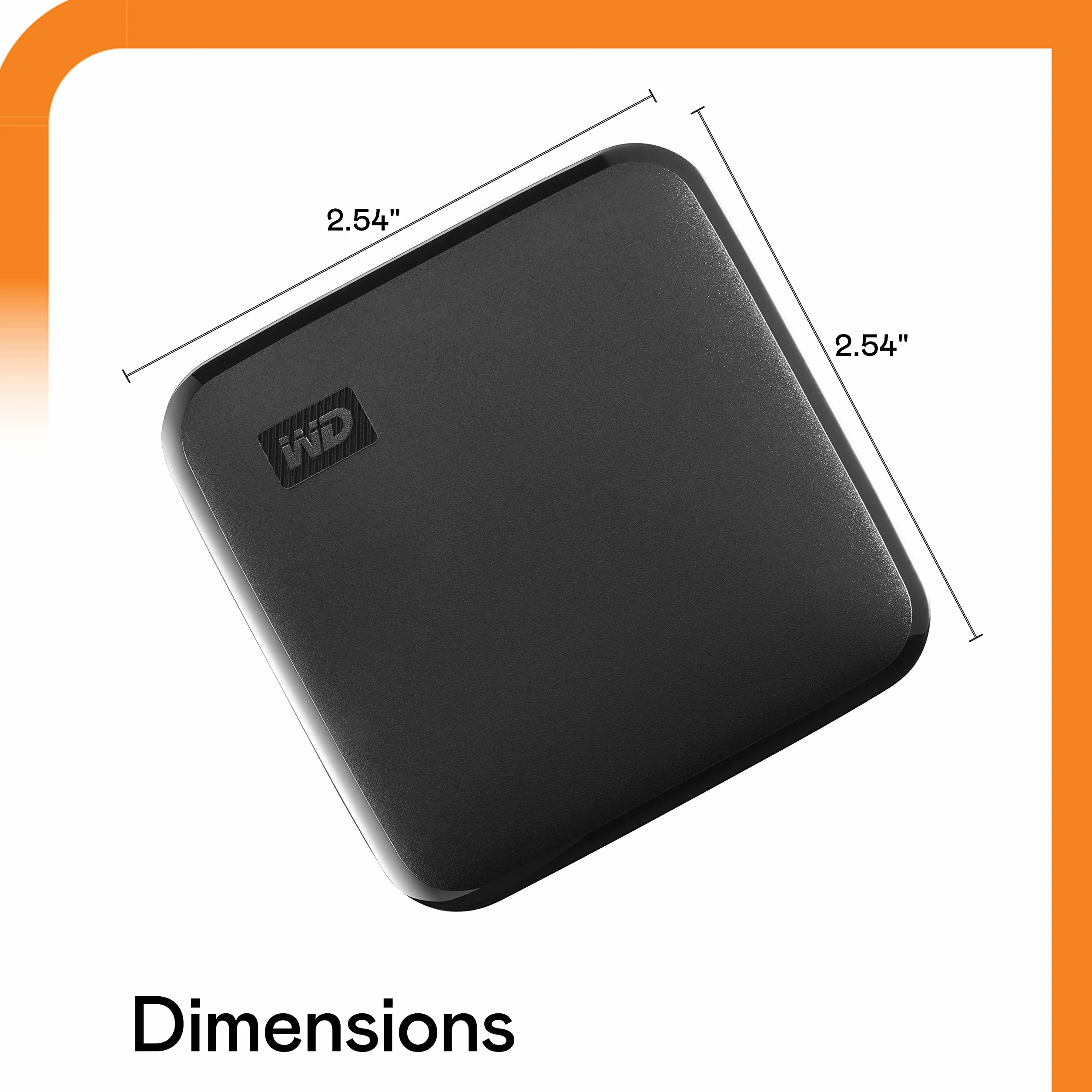 WD Elements SE 2 TB Portatile SSD, velocità di lettura fino a 400 MB/sec