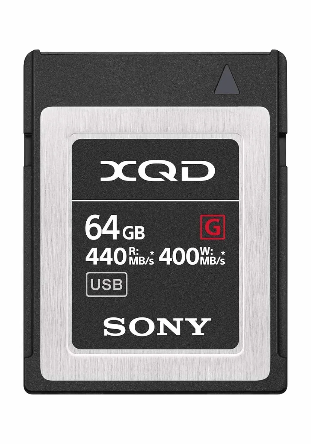 Sony Scheda di memoria professionale XQD serie G da 64 GB (QD-G64F/J), colore nero