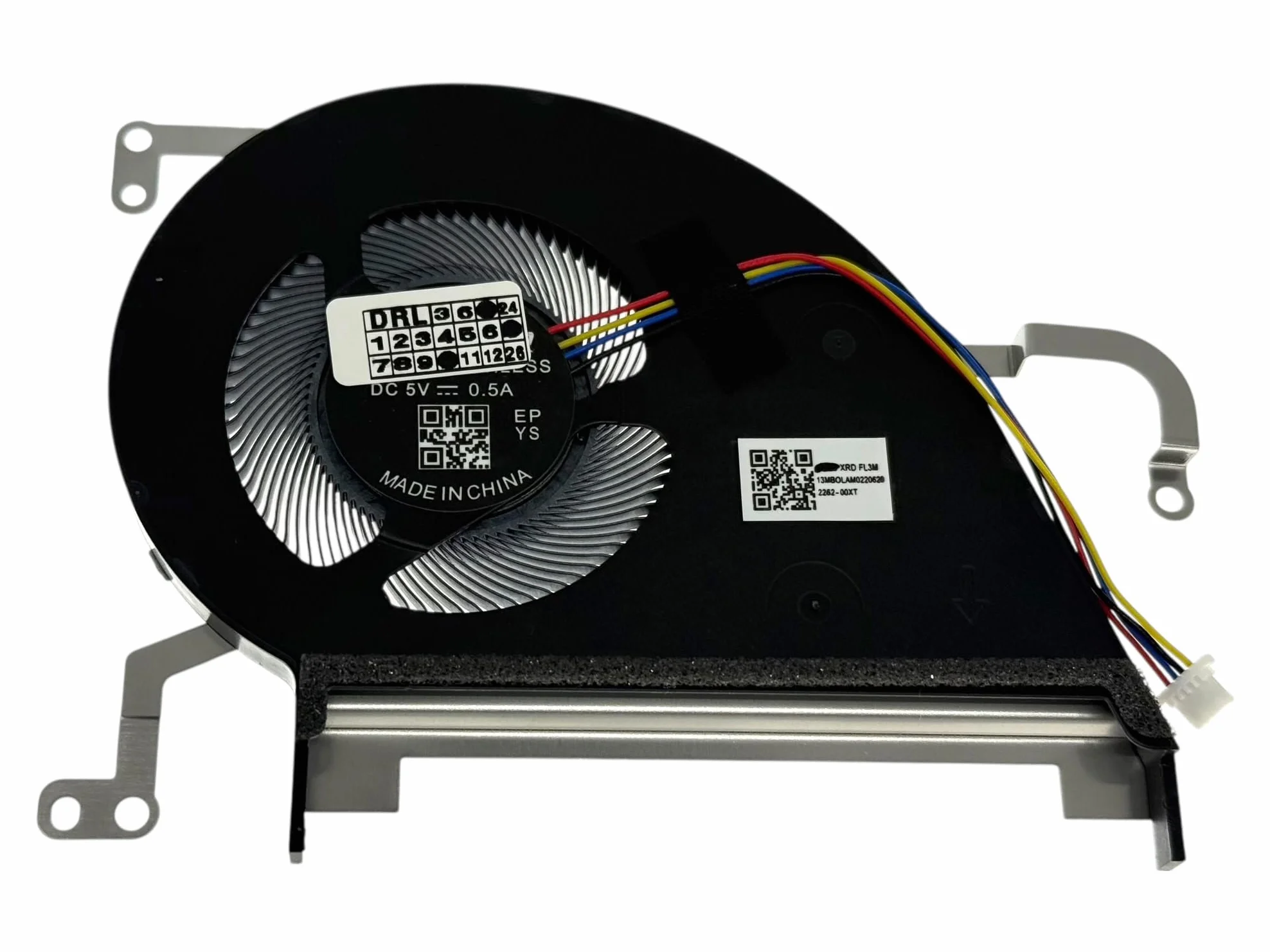 CPU FAN for Asus VivoBook K530FN, S530FA, S530FN S530UA S530UF S530UN V530UN X530FA, X530FN, X530UA, X530UF, X530UN, EG50050S1-CD81-S9A, DQ5D518G000, DQ5D518G001, 13NB0IA0P01111, 13NB0IA0P01