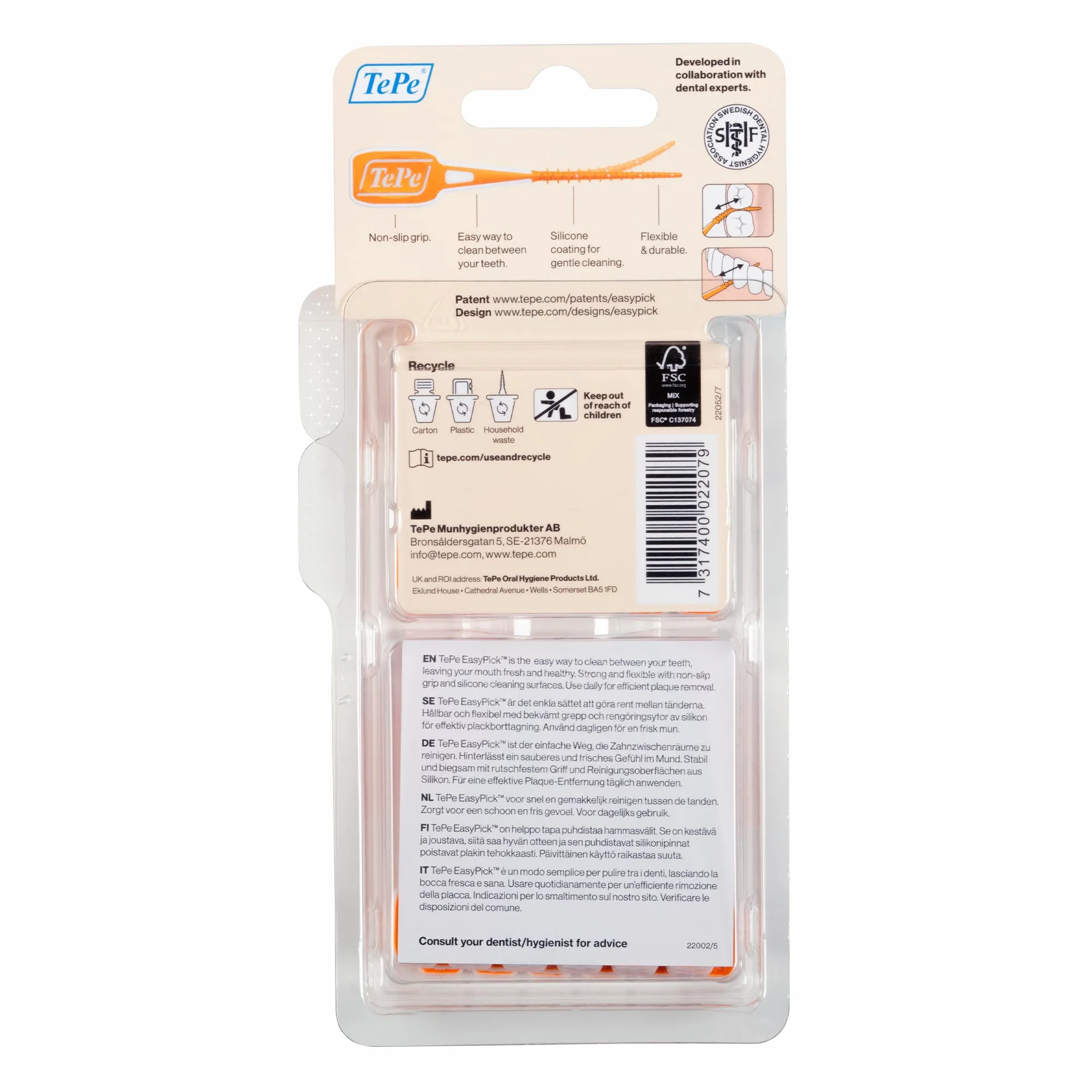 TePe EasyPick Stick Interdentale Arancione ISO XS-S 60pz