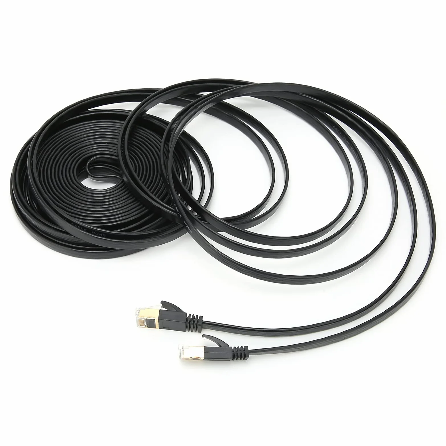 ViaGasaFamido Cavo Ethernet CAT7, Cavo LAN Ad Alta velocità da 10 Gbps per Carichi Pesanti, Connettore RJ45 Placcato Oro da 600 Mhz per Giochi su Router (#8)