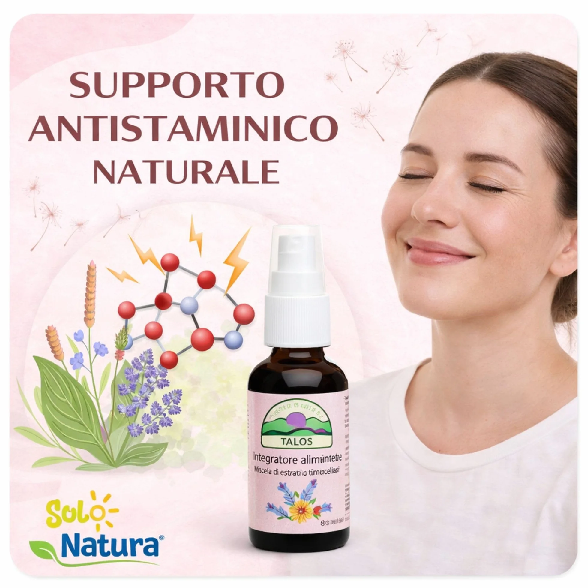 Integratore Spray Sublinguale con Ribes Nero e Perilla, Benessere Naso Gola, 30 ml
