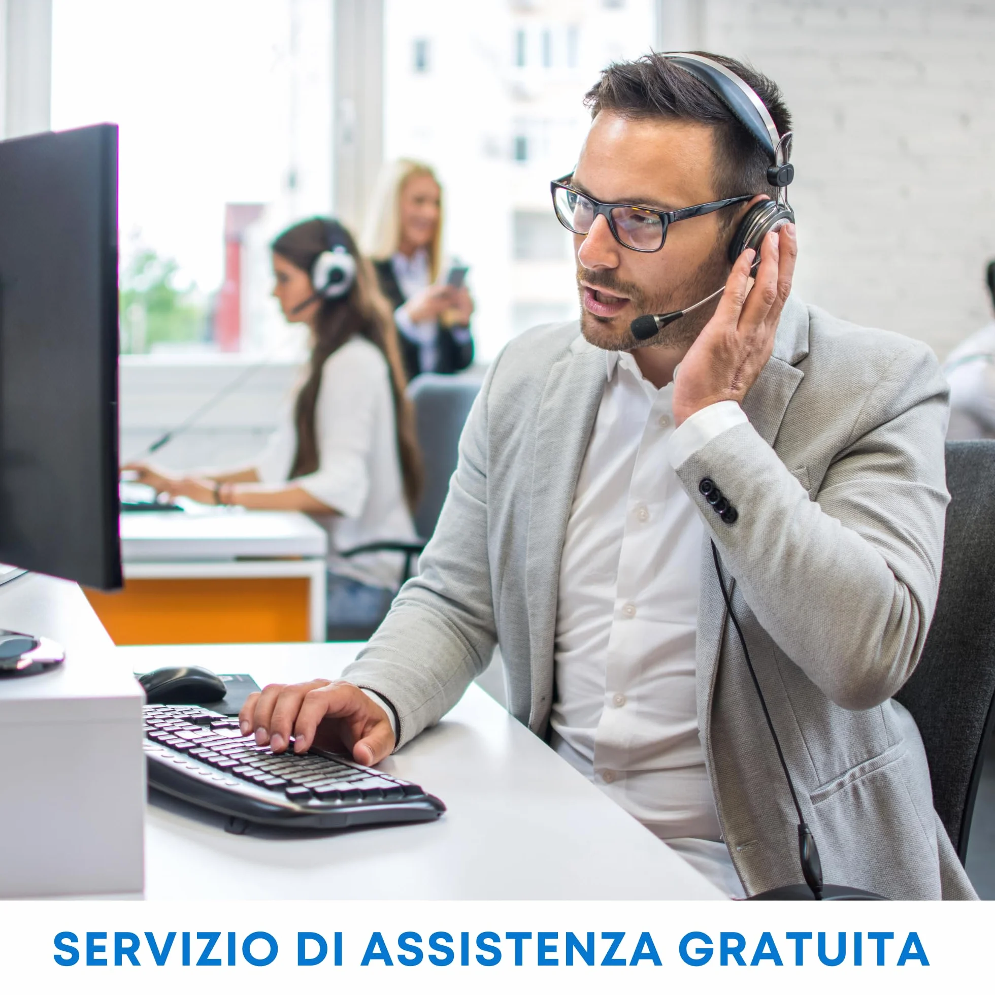 Lenovo Thinkcentre i5-6400 8GB RAM 256GB SSD NVMe 24" Monitor Mouse Tastiera Ricondizionato