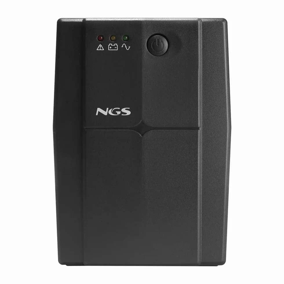 NGS FORTRESS1200V3 - Gruppo di continuità UPS, Off Line UPS 800 VA, Tensione a Uscita Stabile di 480W per 2 Prese Schuko