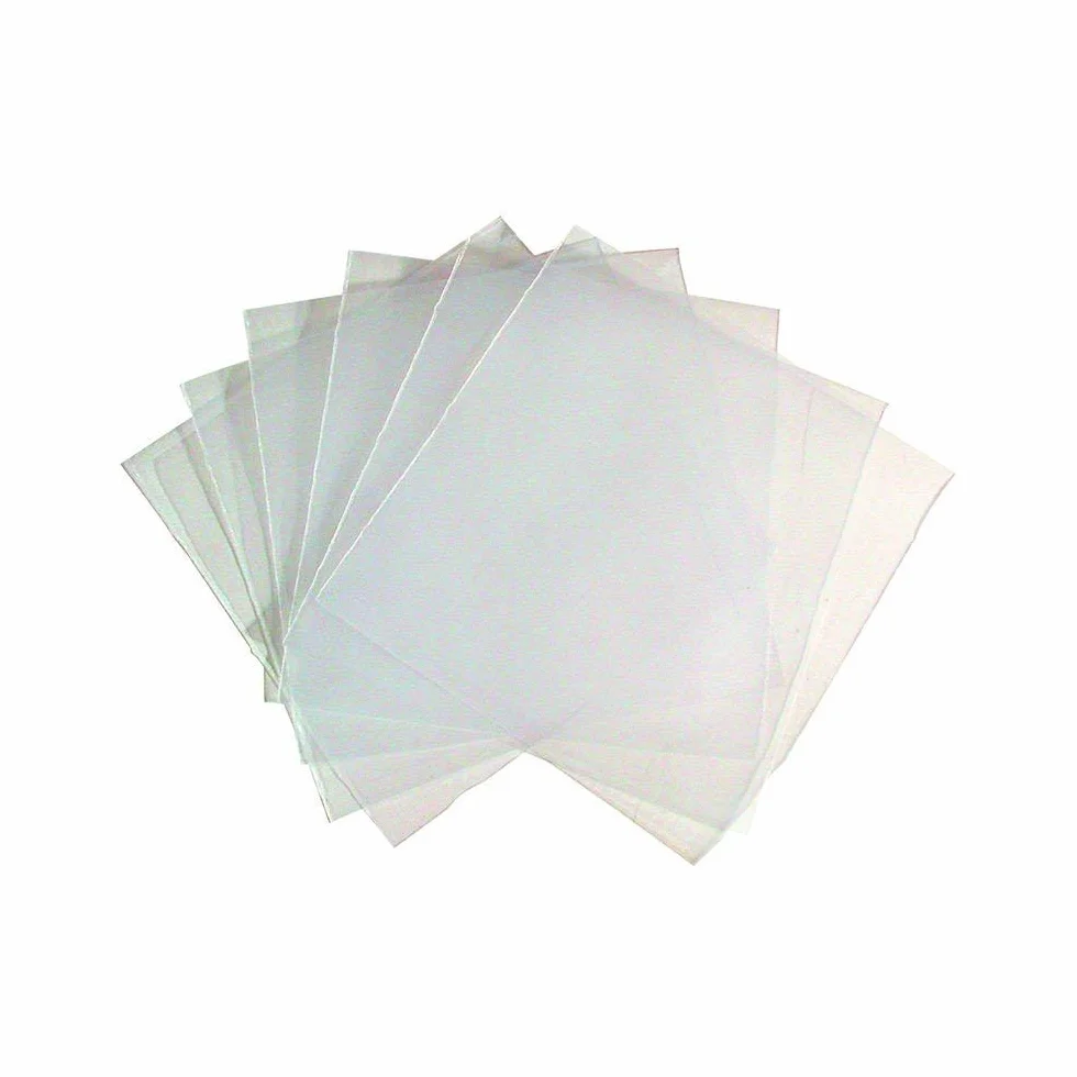 200 Bustine per CD E Dvd Trasparenti in Plastica PVC con Aletta di Chiusura