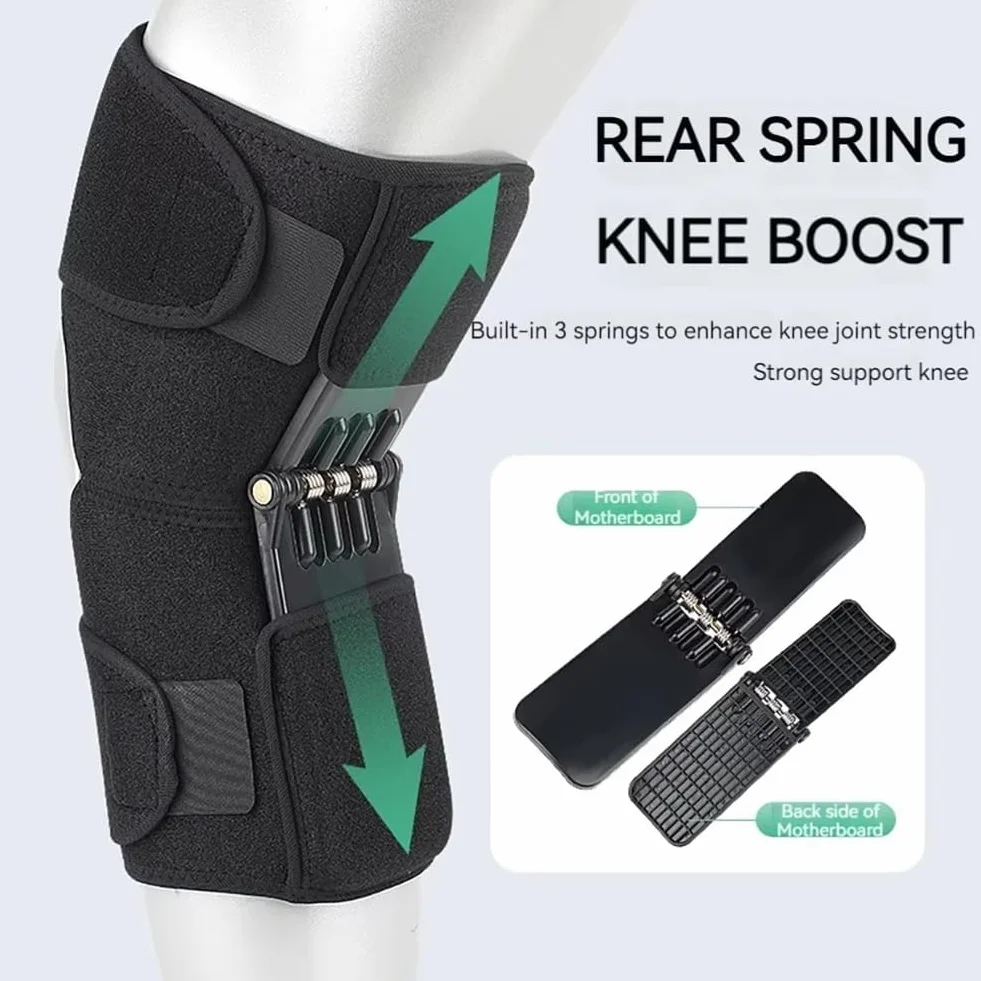 Tutore per Ginocchia Medicale Supporto Articolare Stabilizzatore a Molla per Sport Palestra