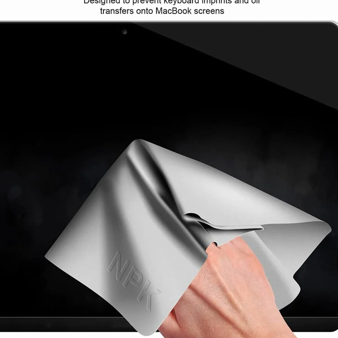 Screen Protezione Imprint Tastiera Fodera in Microfibra e Panno di Pulizia, Protezione Della Tastiera Dello Schermo Panni per Macbooks Air 13