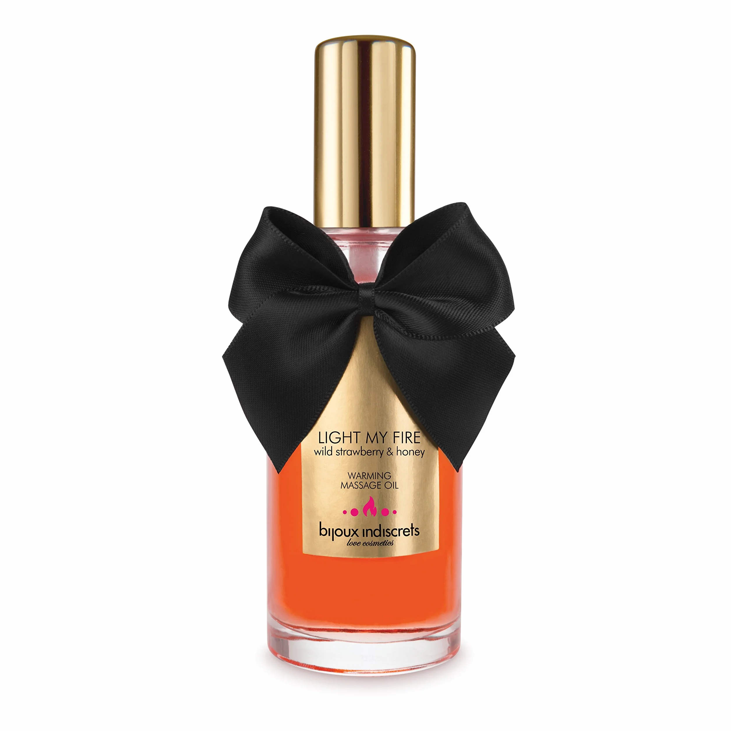 Bijoux Indiscrets Olio Massaggi Intimi Fragola 100 ml Effetto Riscaldante Vegano