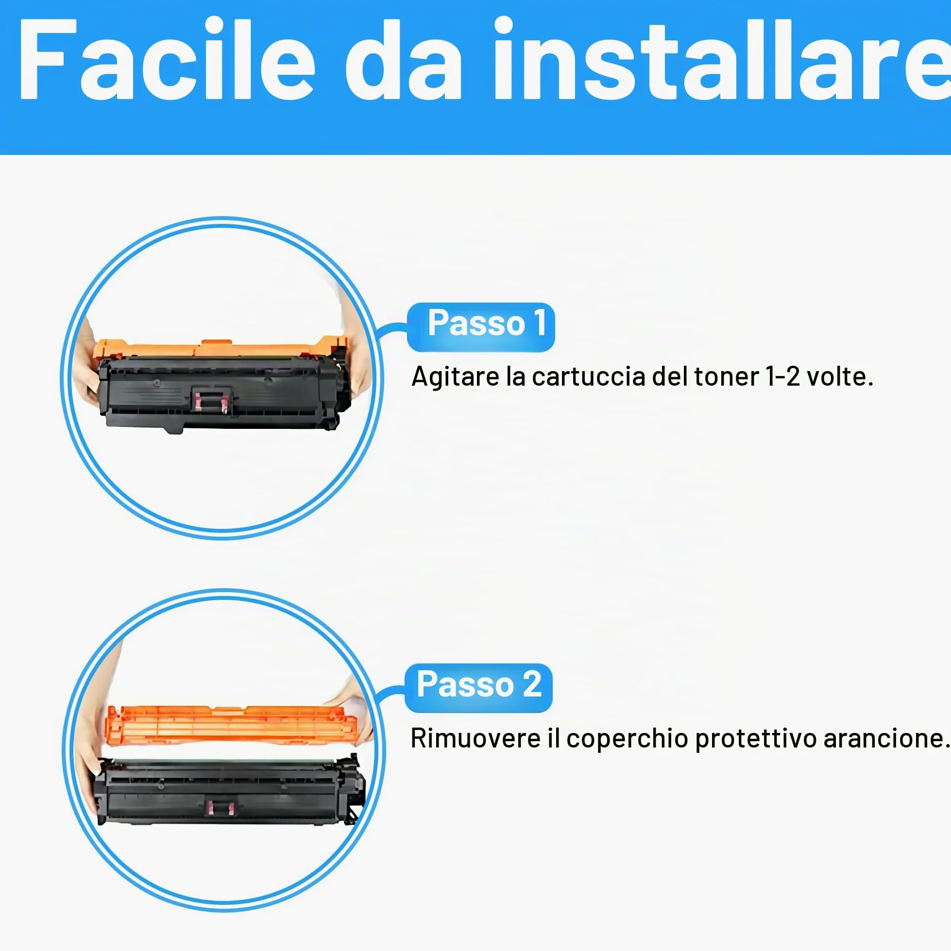 LCL 507X 507A CE400X CE401A CE402A CE403A Cartucce di Toner Rigenerate | per HP Laserjet Enterprise 500 color M551 M551N M551DN M551XH M575f M575c M575dn M570dw M570dn(4-pack KCMY)