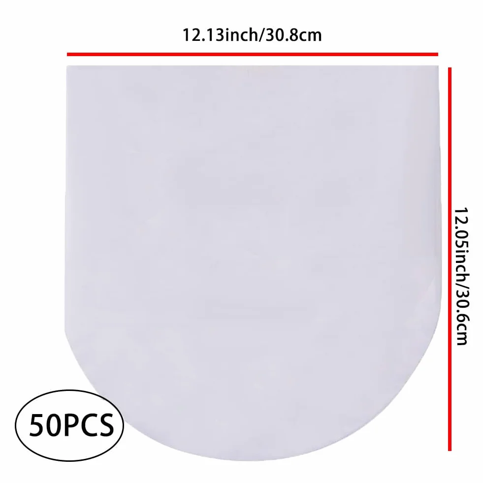 Buste per Dischi in Vinile, Custodie per Dischi in Vinile, Buste Interne per Dischi in Vinile, Buste per Vinili, Custodie Protettive in Vinile, Copertine Dischi Vinile Semi,12 Pollici, 50 Pezzi