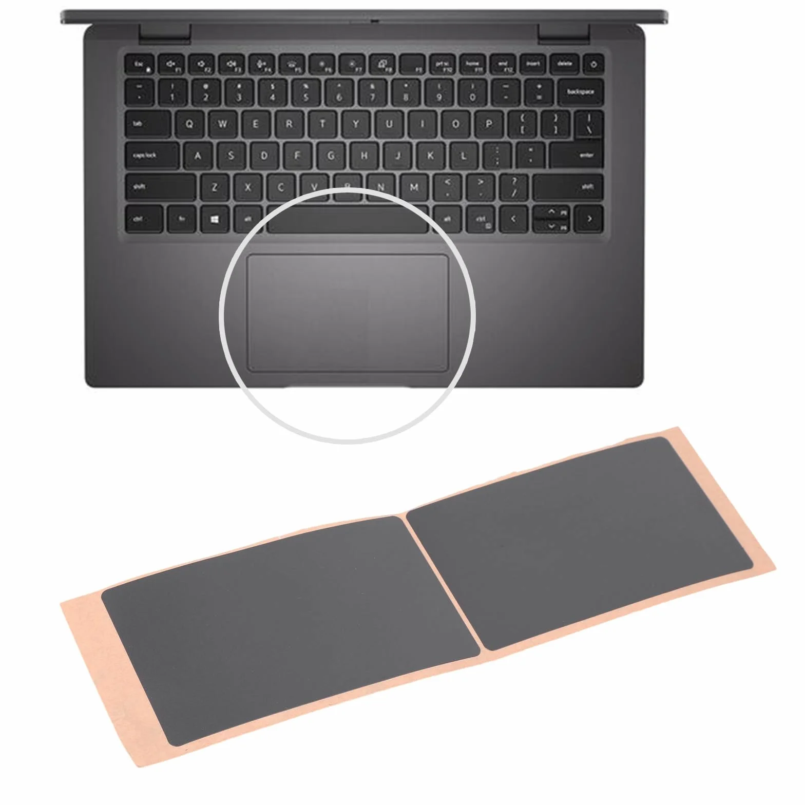 Pellicola protettiva per Notebook Trackpad Proteggere Non Slip Face Permanente PVC Sostanza Ripristina Aspetto 2 Pz PVC Notebook Skin