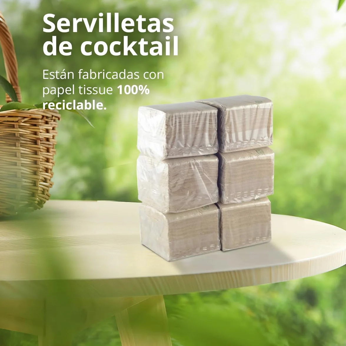 Hostelnovo 600 pezzi tovaglioli in carta colori assortiti 10x10 cm per cocktail