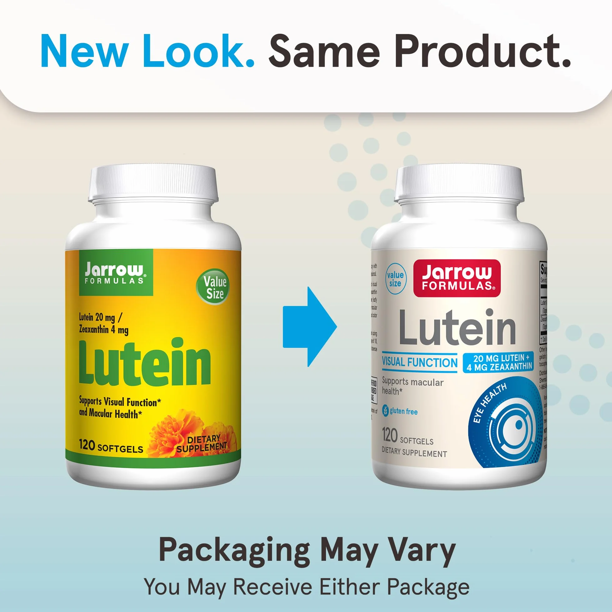 Jarrow Formulas Lutein 20mg - 120 softgels