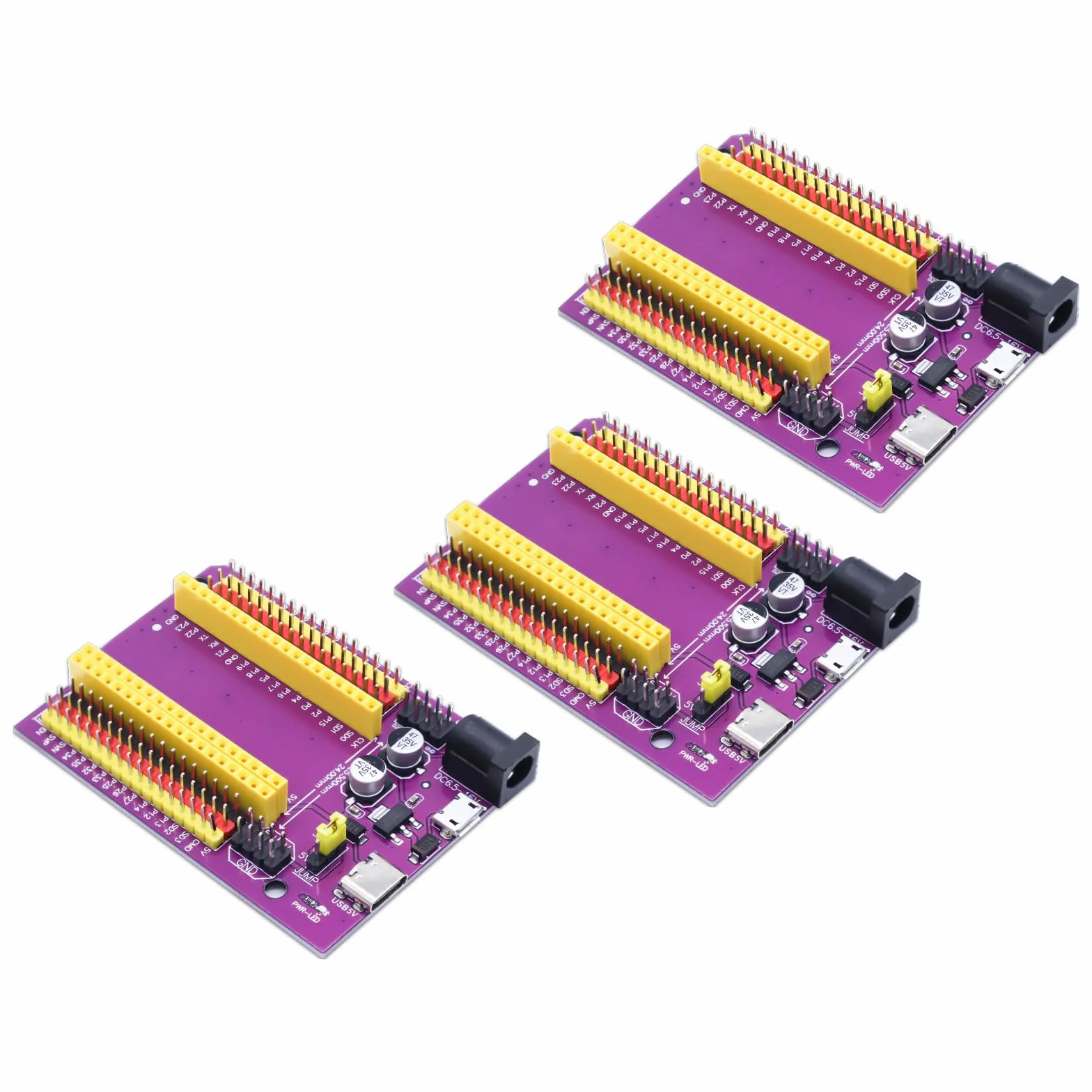 Per ESP Breakout Board AYWHP 3 PCS USB-C Type-C IoT scheda di sviluppo estensore Lua Wifi porta seriale per 38PIN per ESP WROOM schede di sviluppo microcontrollore
