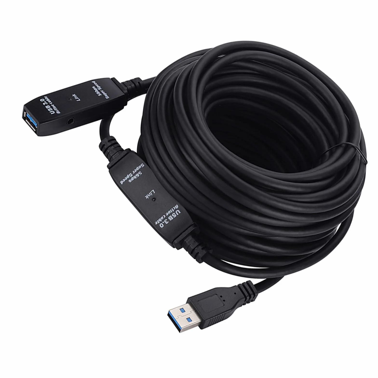 Ad alta velocità USB3.0 Ripetitori Cavo Metallo Core USB3.0 Maschio a Femmina Cavo di Estensione Per Stampante Scanner Computer