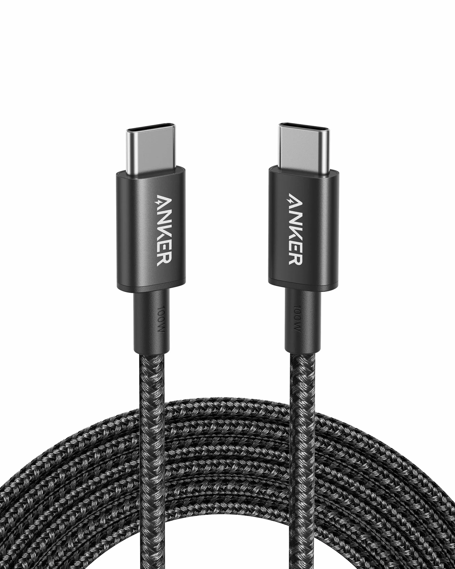 Anker Cavo USB C, 100W 333 Cavo Type C, Potenza di Ricarica Rapida Adatta per iPhone 16, 16 Plus, 16 Pro, 16 15Pro Max, MacBook Pro 2024, iPad Pro 2024, iPad Air 4, Galaxy S21, Pixel, Switch(3m, Nero)