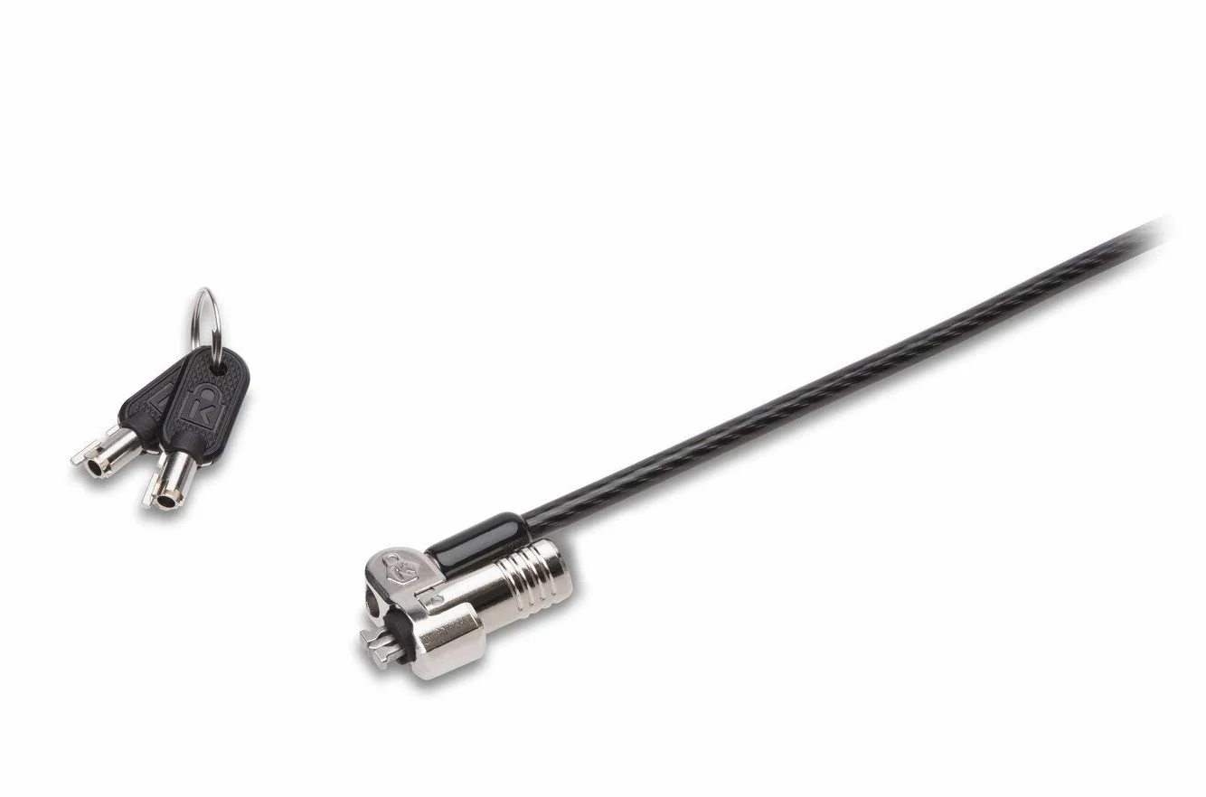 Kensington K64444WW Lucchetto per laptop con chiave NanoSaver, Per laptop ultrasottili con slot di sicurezza Nano, Tecnologia di blocco Cleat & cavo in acciaio al carbonio antitaglio