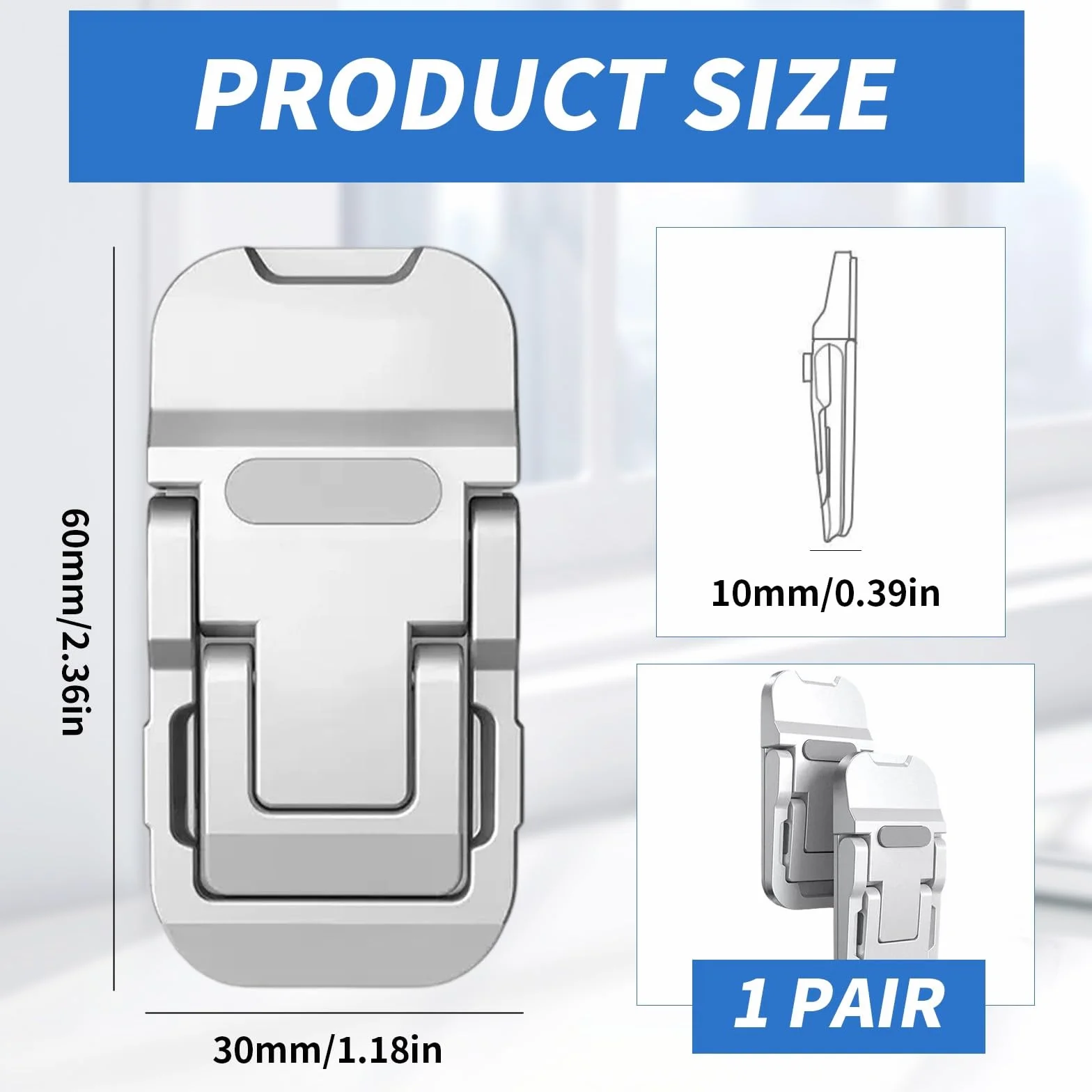 JEYORZY 2 Pezzi Mini Supporto per Laptop, PC Portatile Pieghevole, Mini Invisibile, Raffreddamento del Laptop, Antiscivolo in Silicone, Accessori PC, Rialzo PC Portatile, Tastiera PC (Argento)