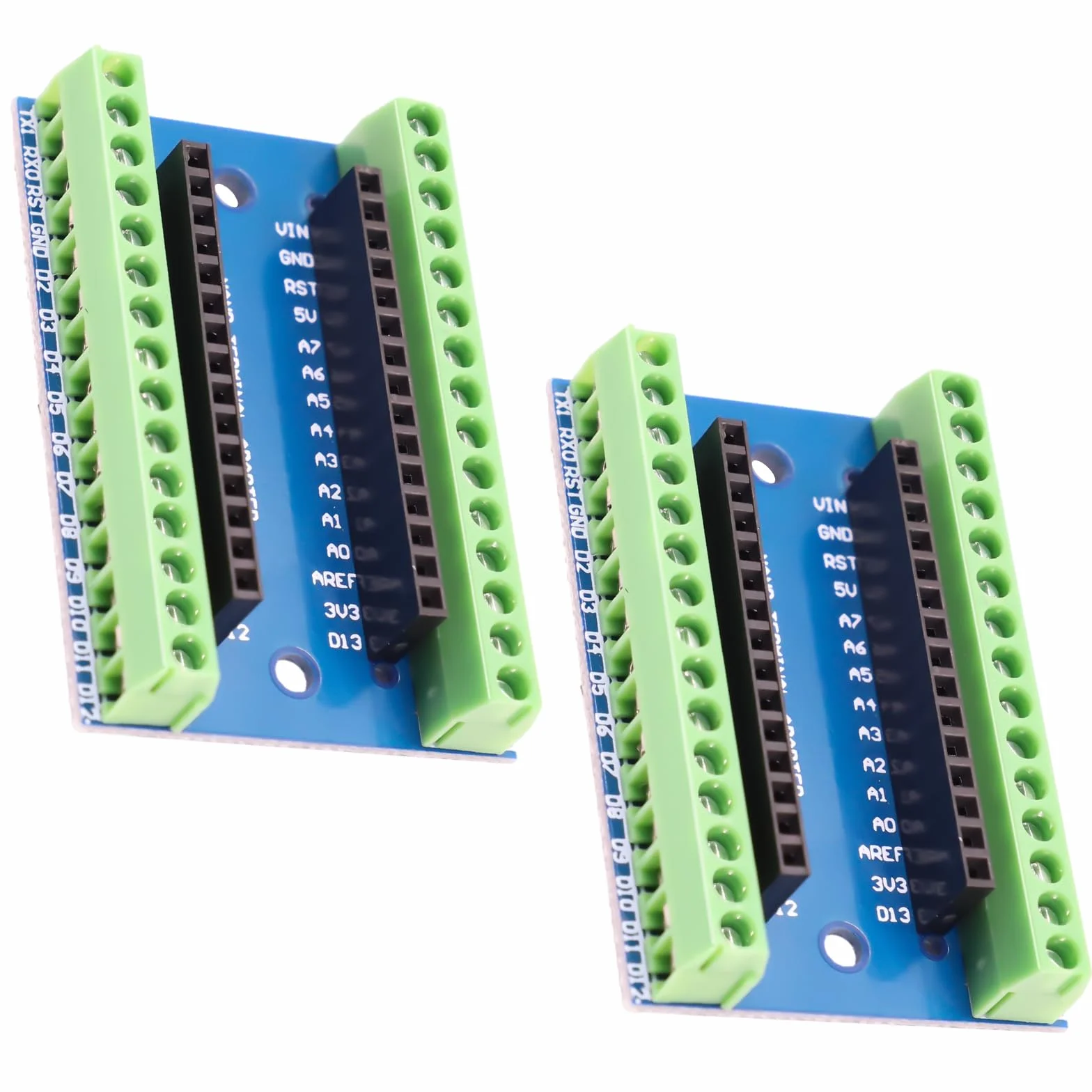 Binghe 2 Pezzi Nano Adattatore e Scheda IO Shield V1.0 - Scheda di Estensione