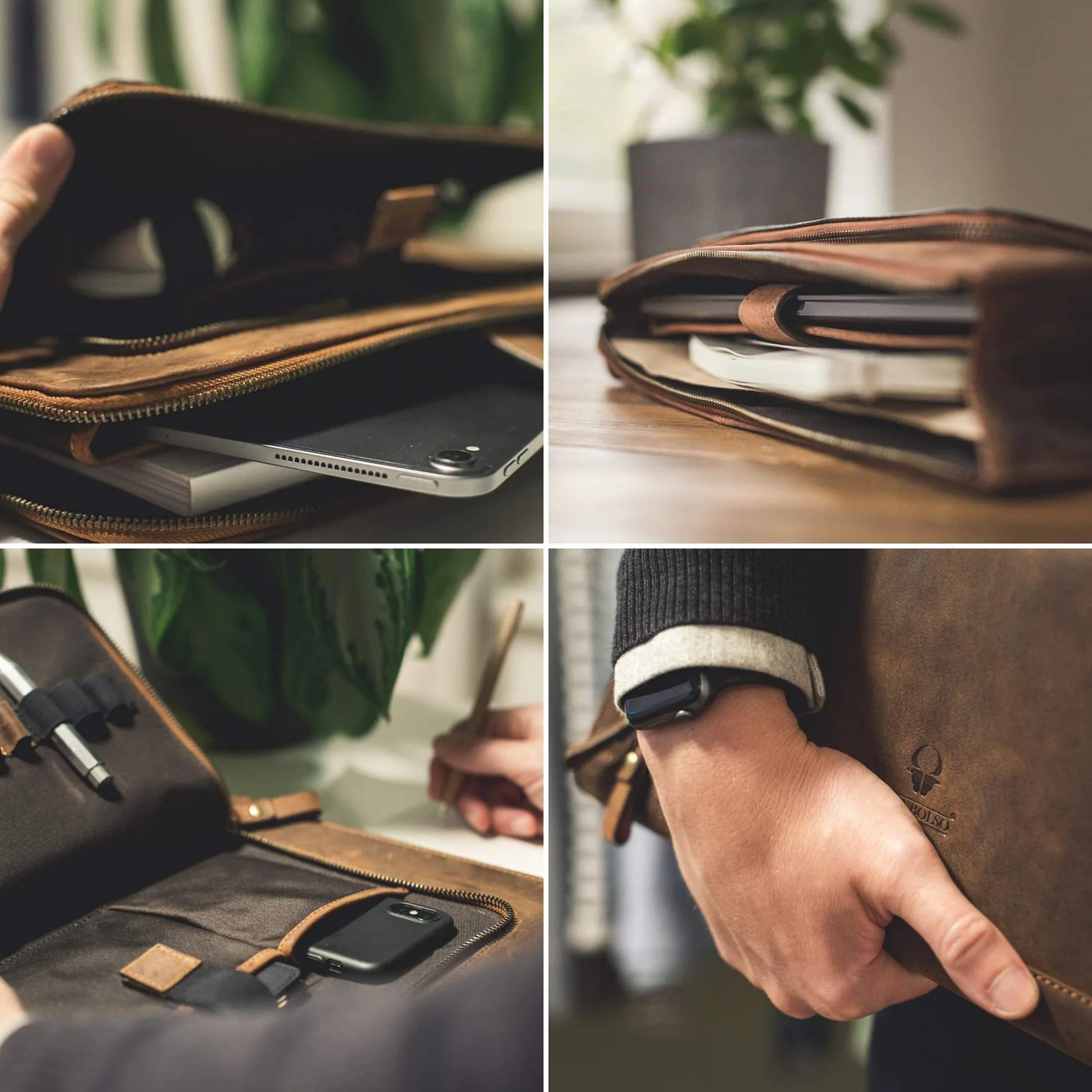 DONBOLSO London Leather Notebook Sleeve