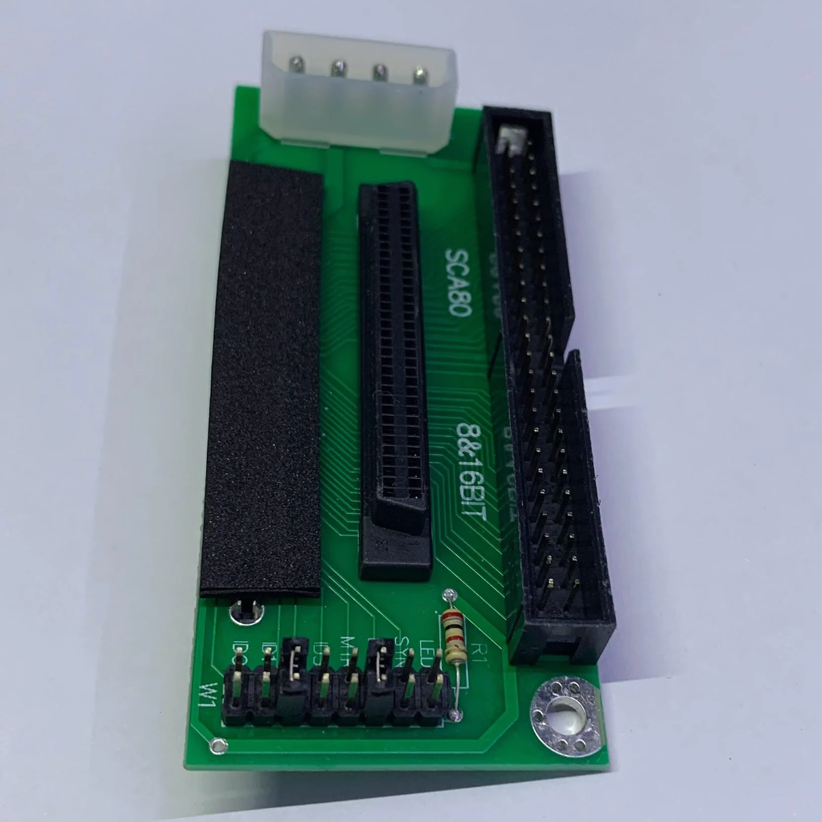 Adattatore scheda adattatore convertitore scheda SCSI SCA 80Pin a 68Pin a 50Pin Ide Hard Disk