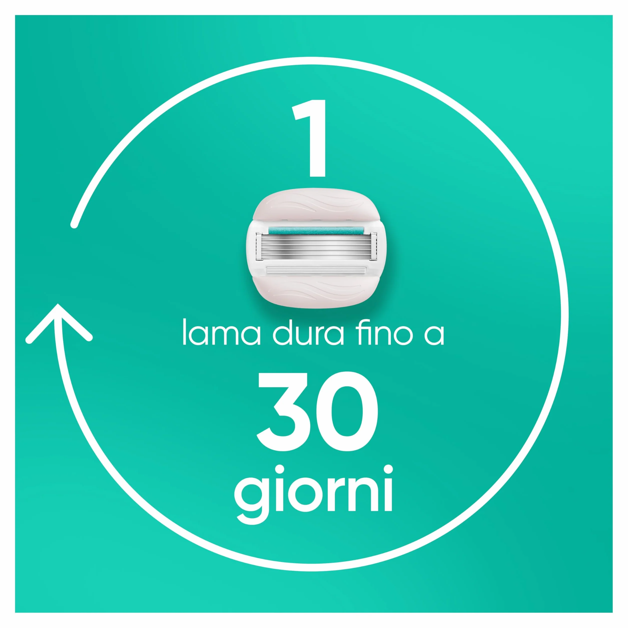 Gillette Venus Pro Comfortglide Sensitive Rasoio da Donna con Aloe, 4 Lamette di Ricambio, Manico Metallo e Gancio Doccia