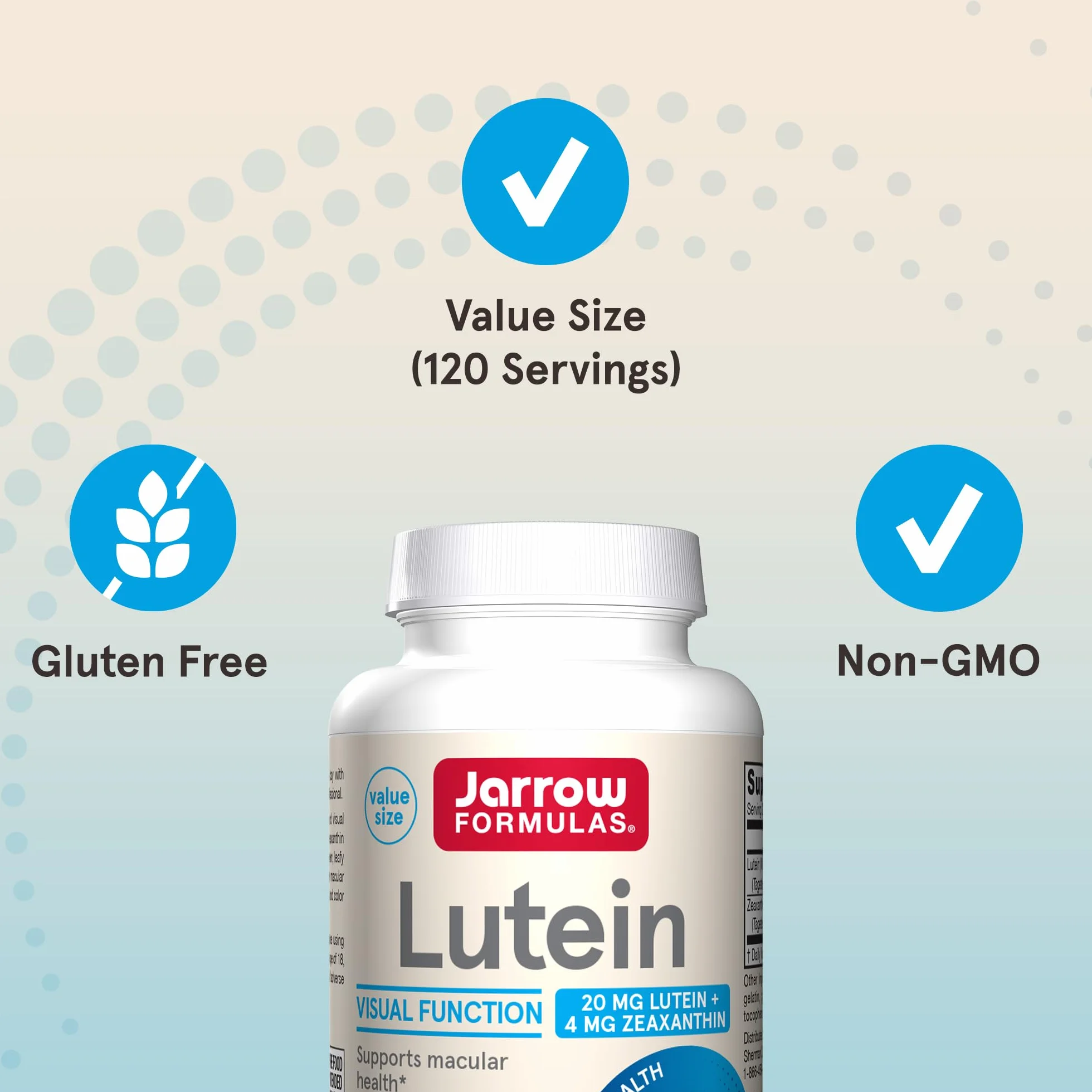 Jarrow Formulas Lutein 20mg - 120 softgels