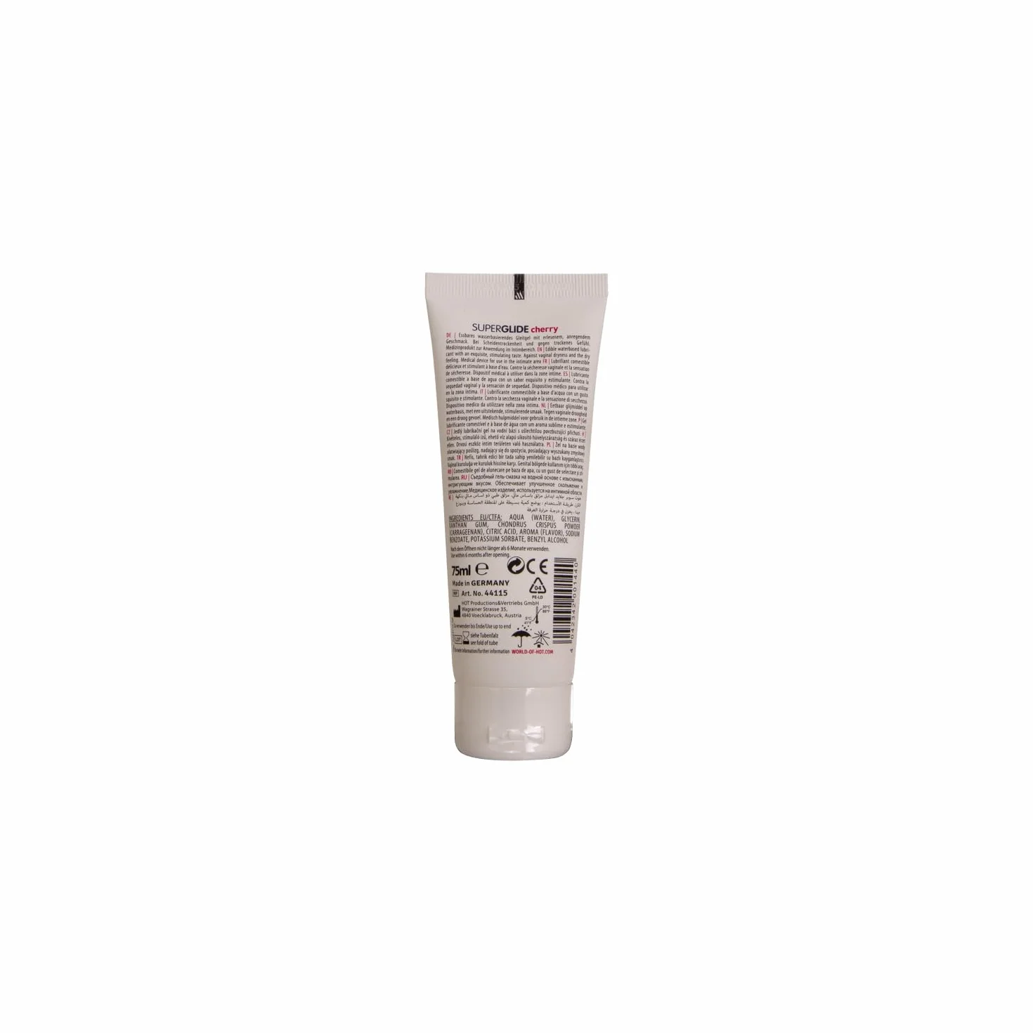 Superglide Lubrificante intimo commestibile alla CILIEGIA