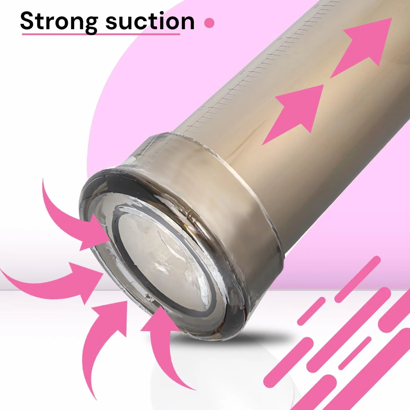 Pompa per Pene Elettrica 31cm Cilindro 22cm ⌀6.1cm PVC ABS Pompa Vacuo Uomo Sex Toy P02-5