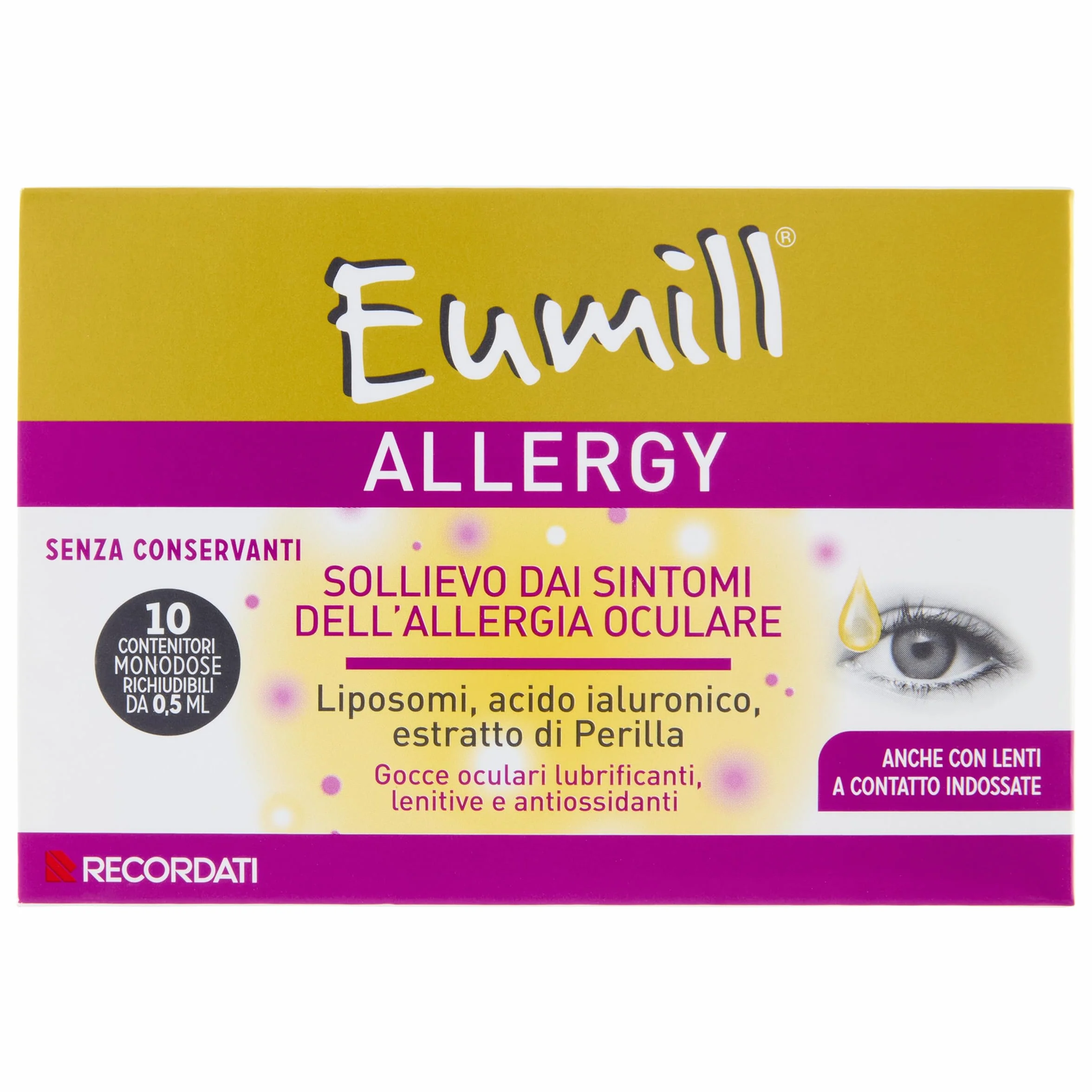 Eumill Allergy Collirio 10 Contenitori Monodose 0,5 ml