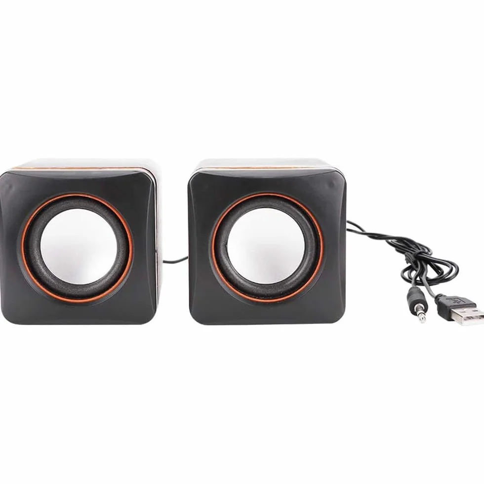 Casse per PC Altoparlanti Amplificate Audio AUX 3.5 mm Jack 2.0