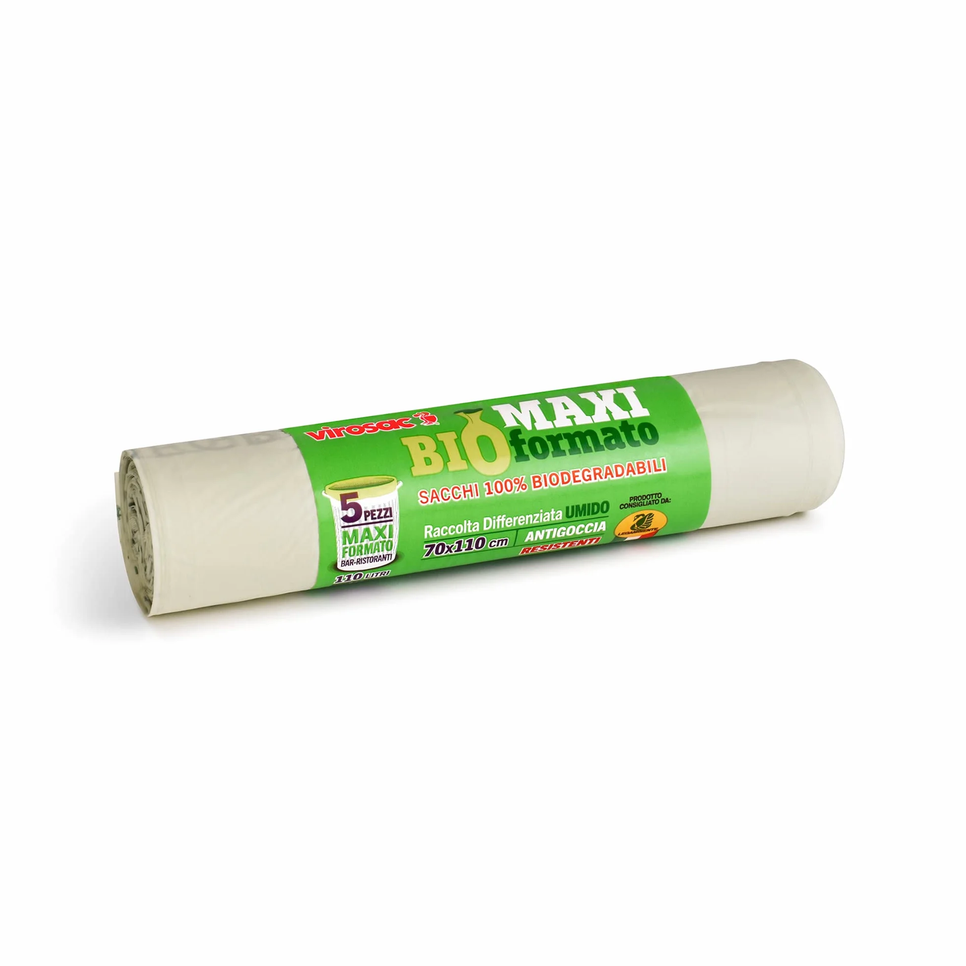 Virosac Sacchi Biodegradabili 70x110 XXL 5 sztuk
