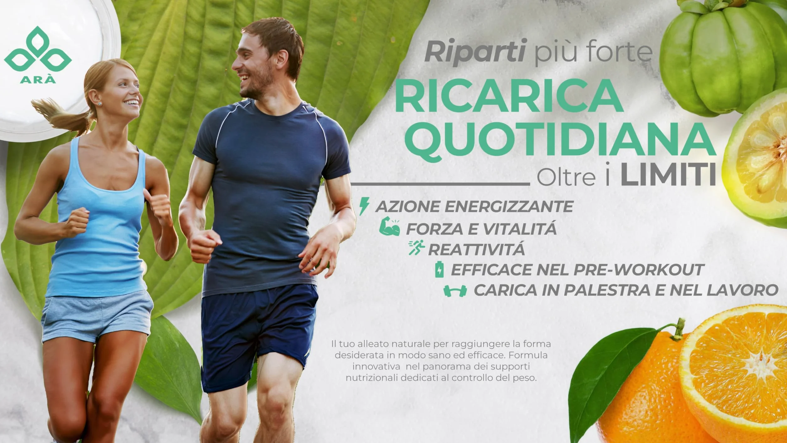 ARÀ Garcinia Cambogia Integratore Alimentare 60 CPR Made in Italy
