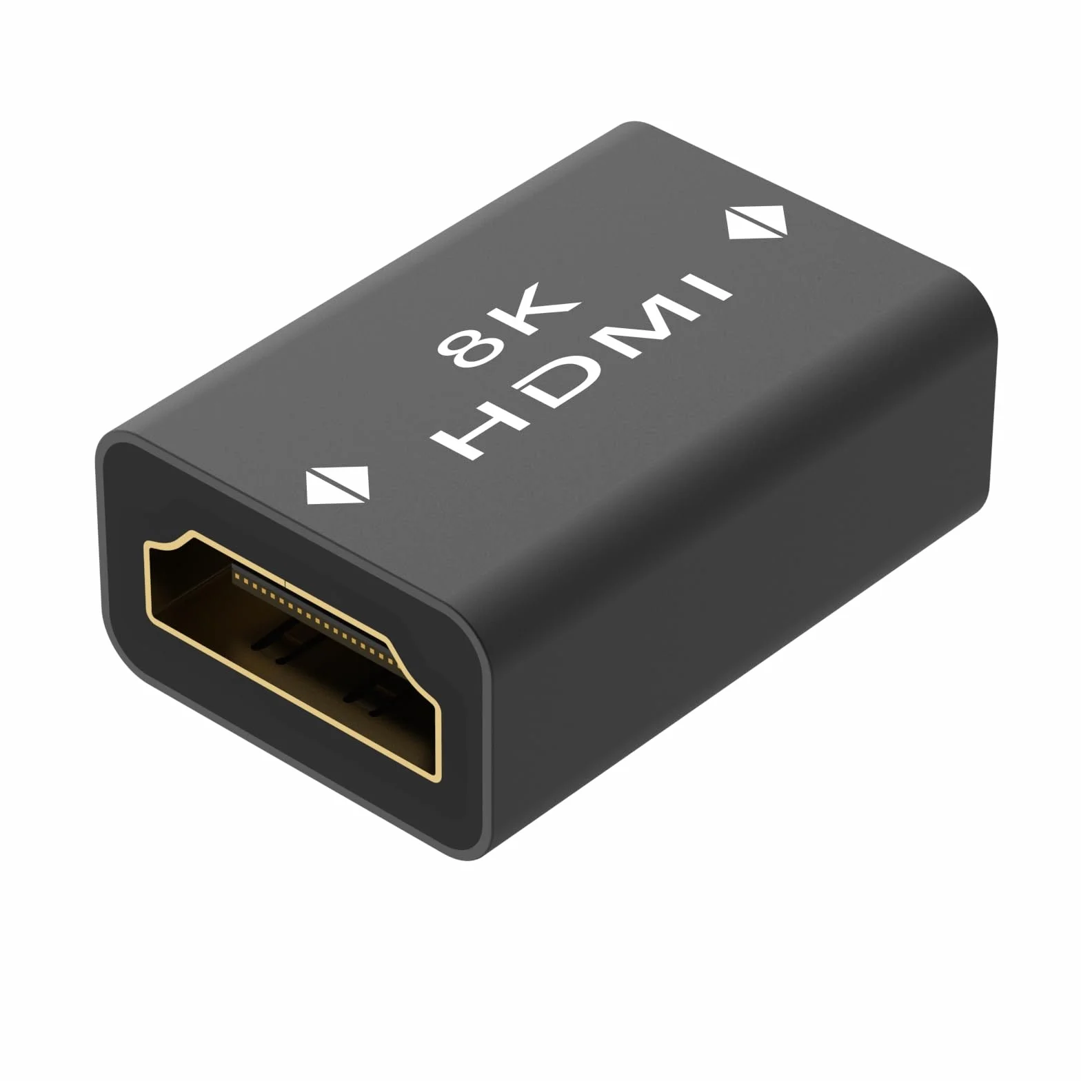 Adattatore HDMI 8K, prolunga HDMI 2.1, connettore femmina a femmina, supporto adattatore 8K@60Hz, 4K@120Hz UHD HDR eARC 3D Dolby, per laptop, HDTV, PC, monitor, Roku TV, 1 pezzo
