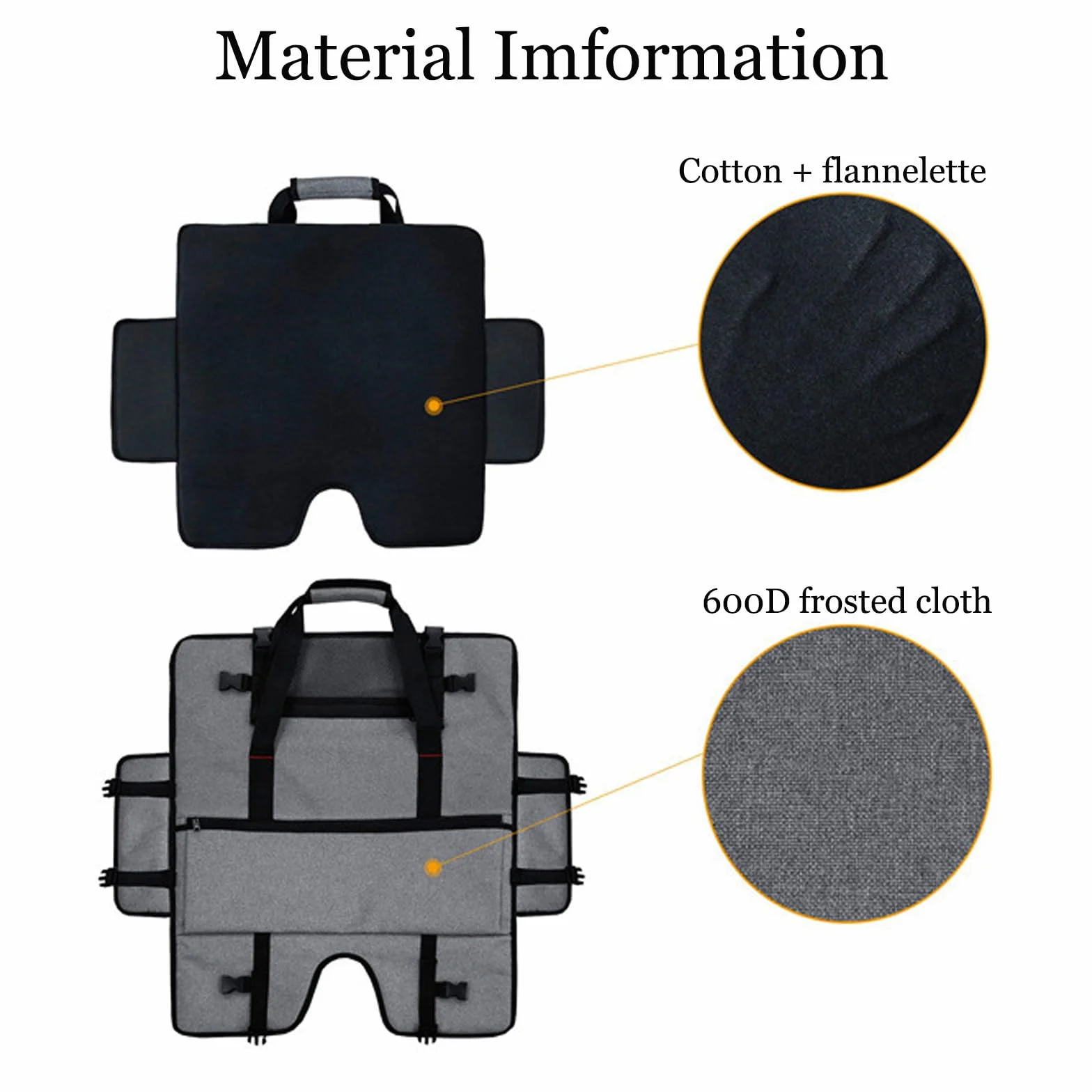 iFCOW Borsa per computer desktop, 24 pollici, portatile, per computer desktop, con maniglia