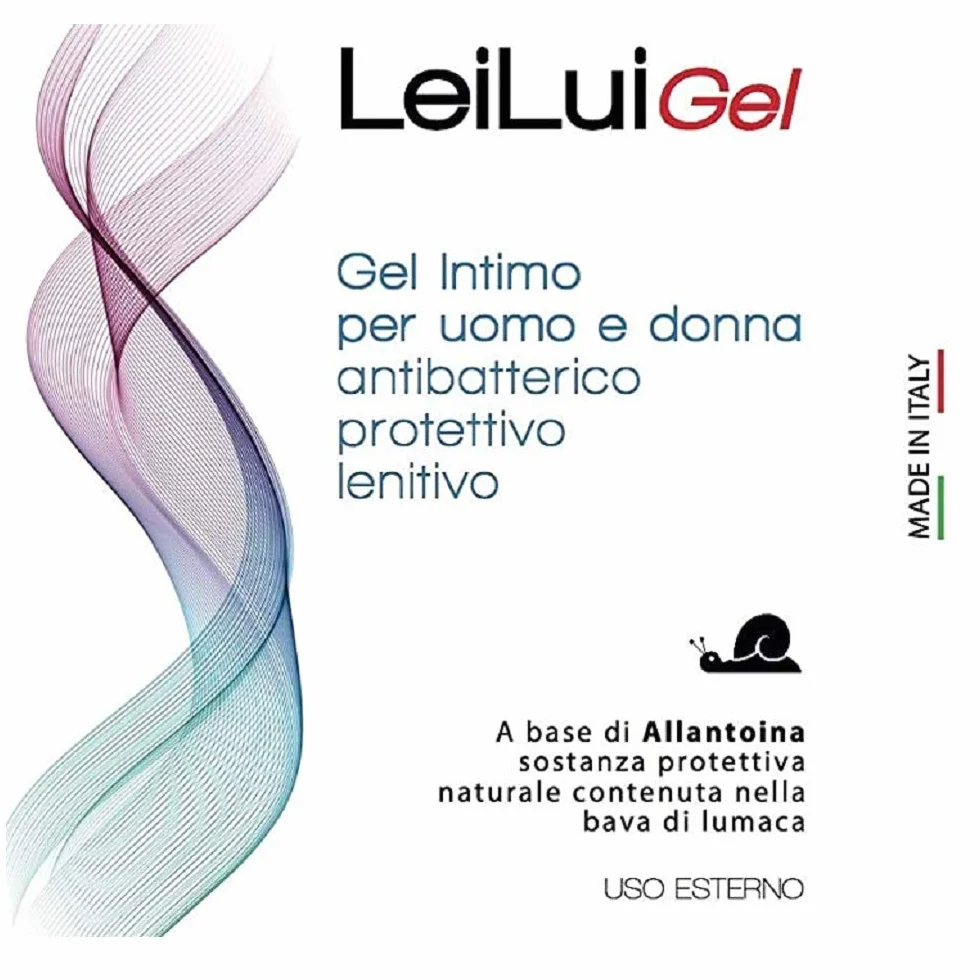 LeiLuiGel Gel anti candida disinfettante antibatterico 50 ml - Gel per candidosi, prurito intimo, secchezza vaginale, ragadi anali