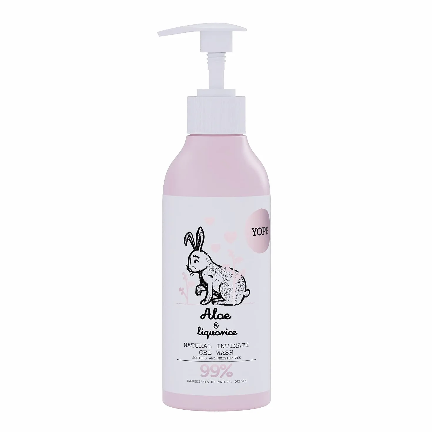 YOPE Detergente Intimo Naturale Donna Aloe Vera Liquirizia pH 4 300 ml