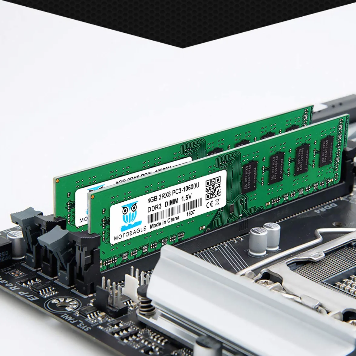 DDR3 1333MHz PC3-10600 8GB Kit (2x4GB) 1.5V CL9 2Rx8 240-Pin UDIMM Memoria Desktop